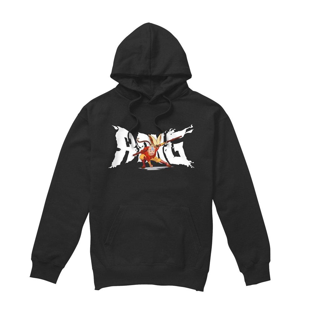 Black - Other - Avatar The Last Airbender Aang And Momo Hoddie Bl - 4