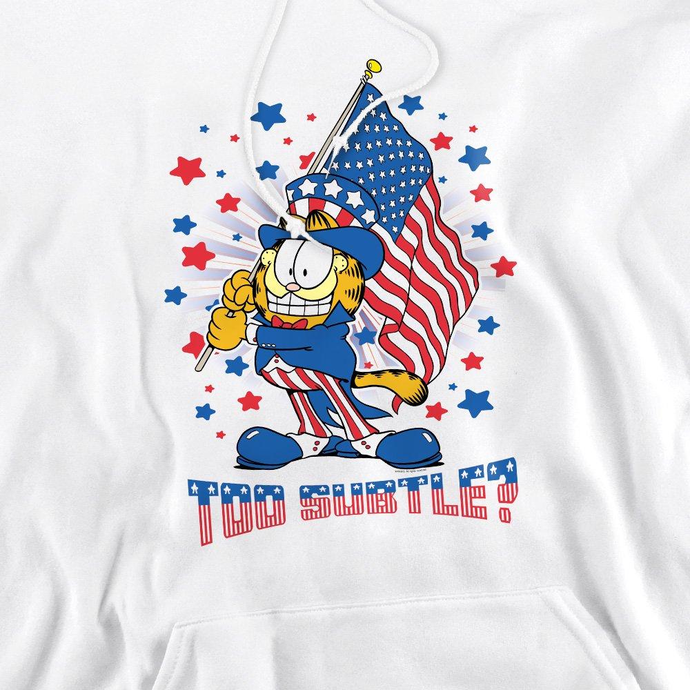 White - Garfield - Garfield Subtle Hoddie White - 2