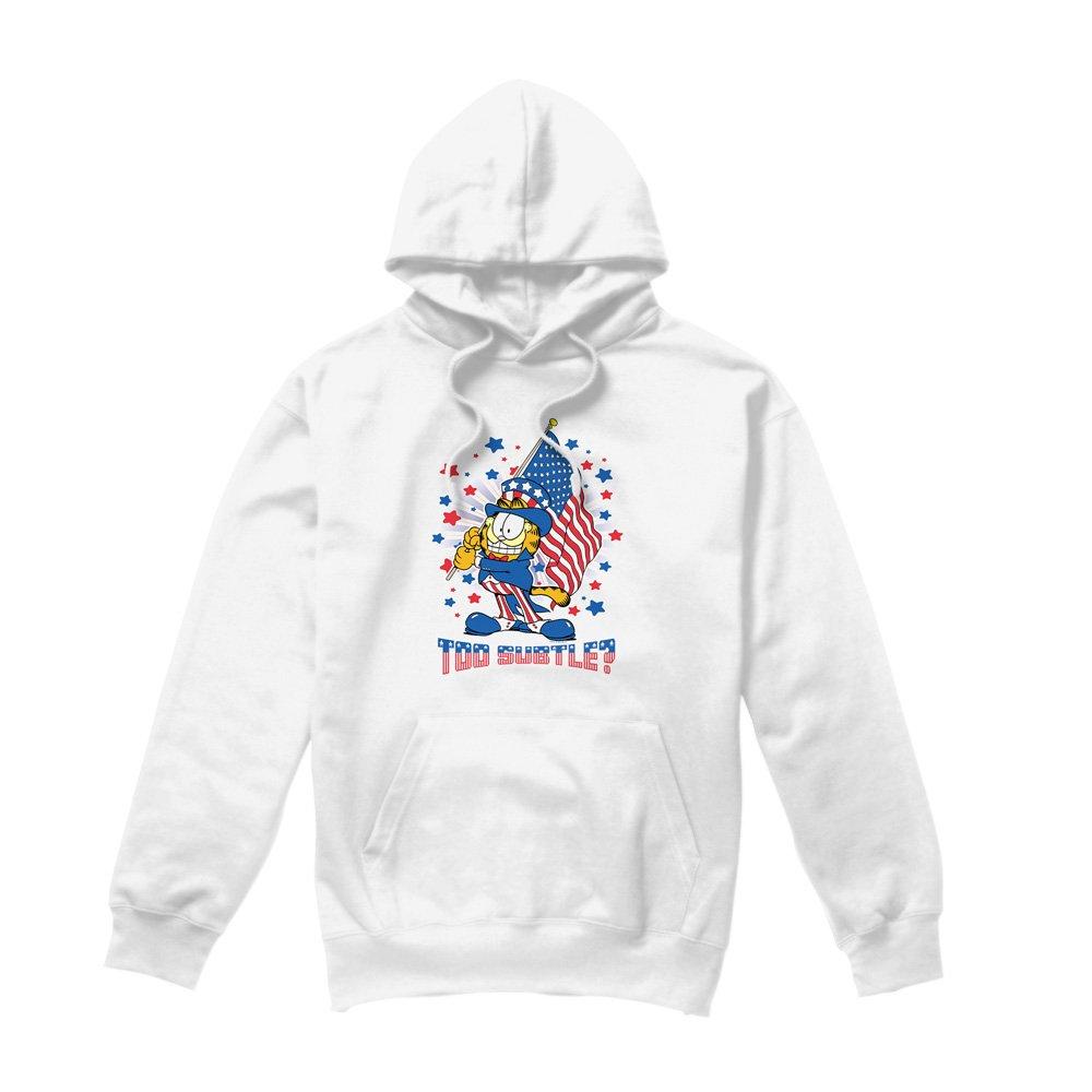 White - Garfield - Garfield Subtle Hoddie White - 4