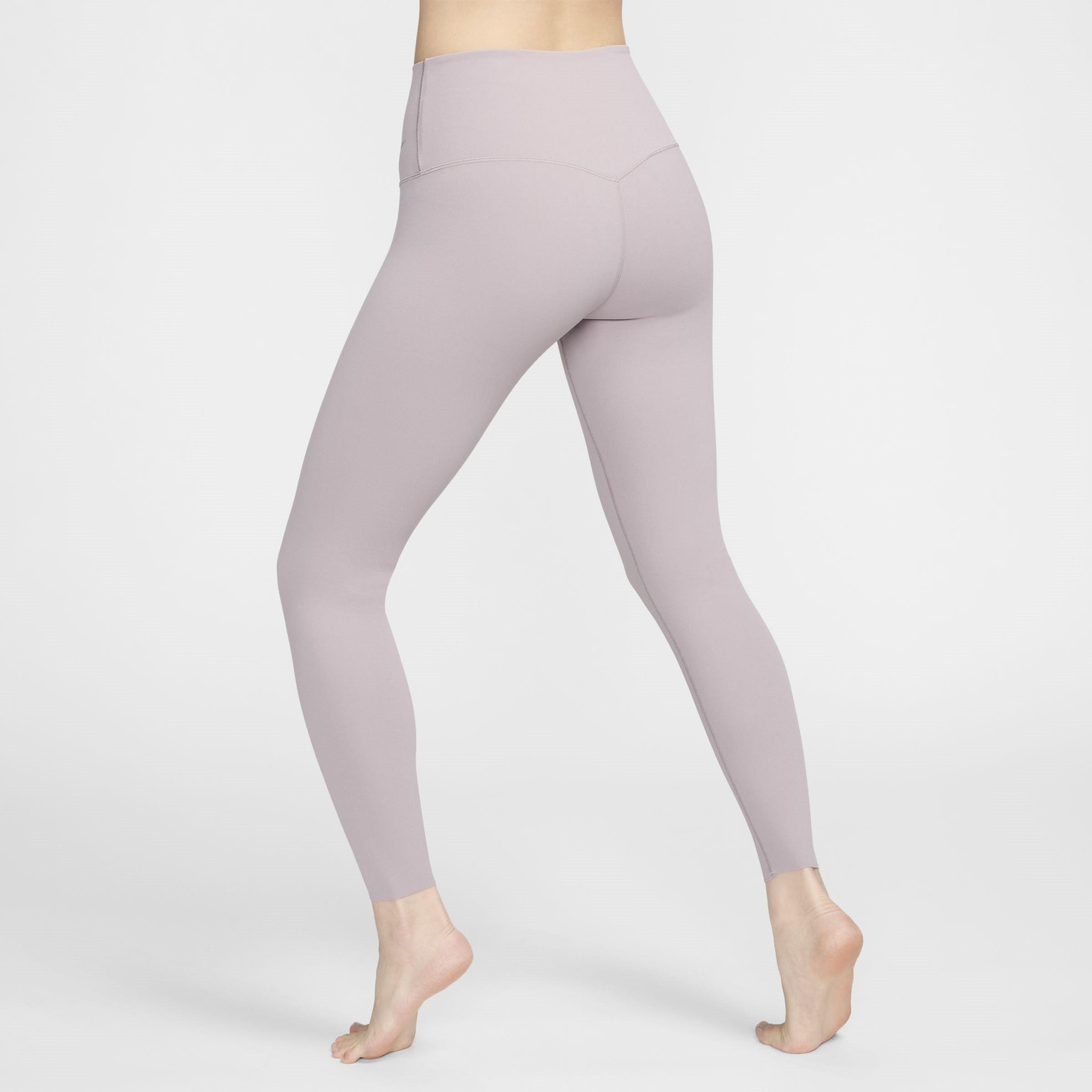 Violet Ore/Blk - Nike - Zenvy Womens Gentle Support High Waisted Full Length Performance Leggings - 2