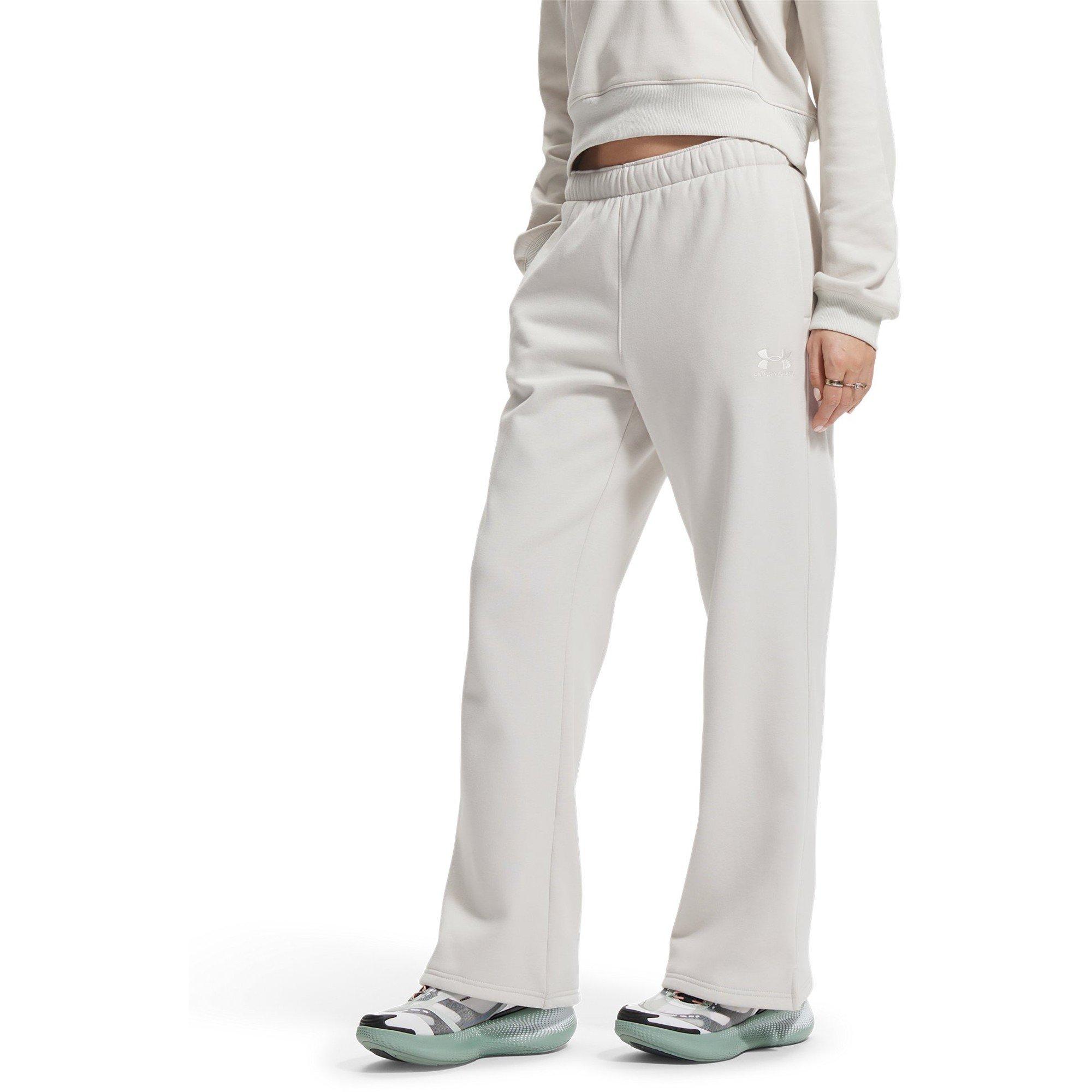 Under Armour Women's Icon Vida Fleece Tracksuit Bottoms - White - 14 (L)
