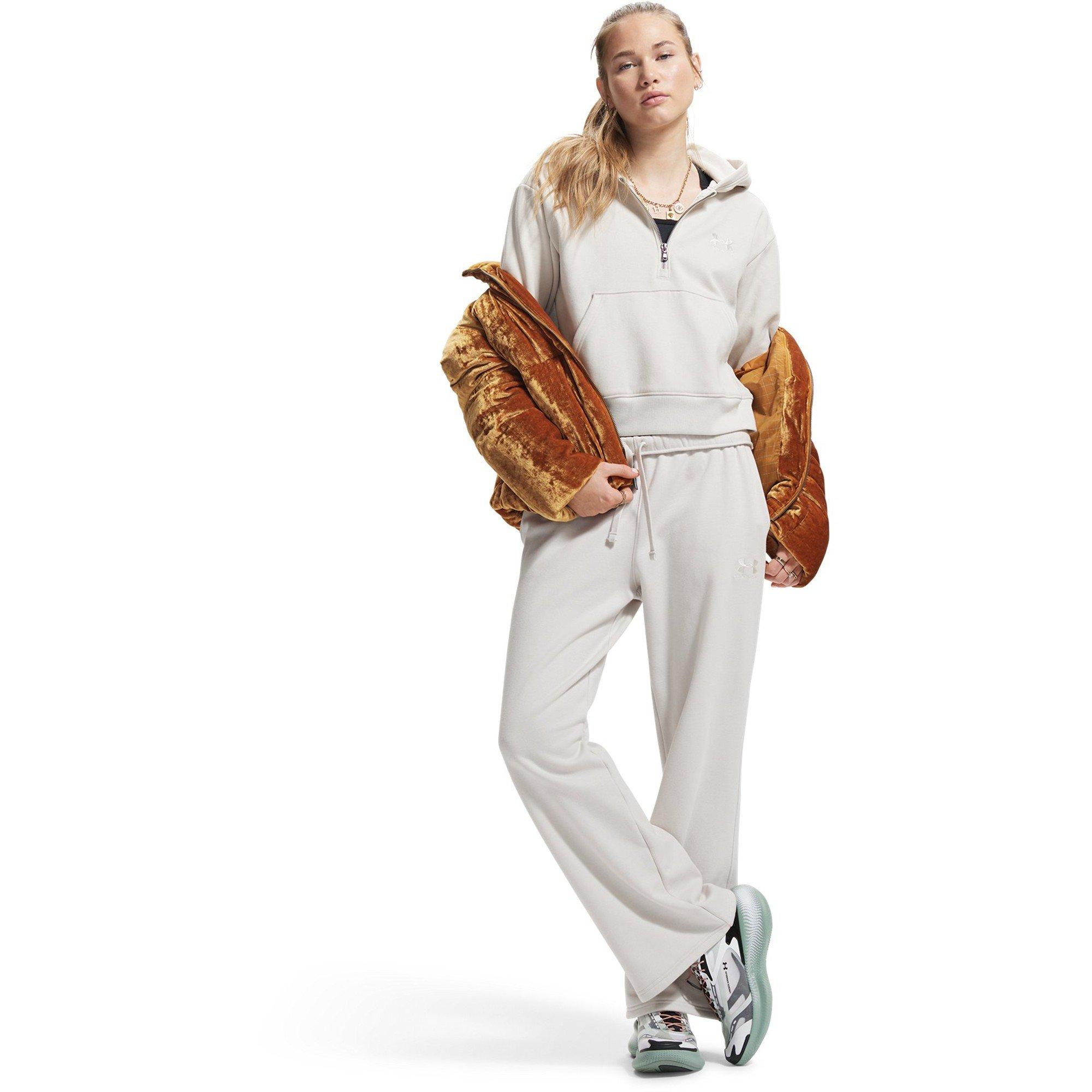 White - Under Armour - Women's Icon Vida Fleece Tracksuit Bottoms - 6