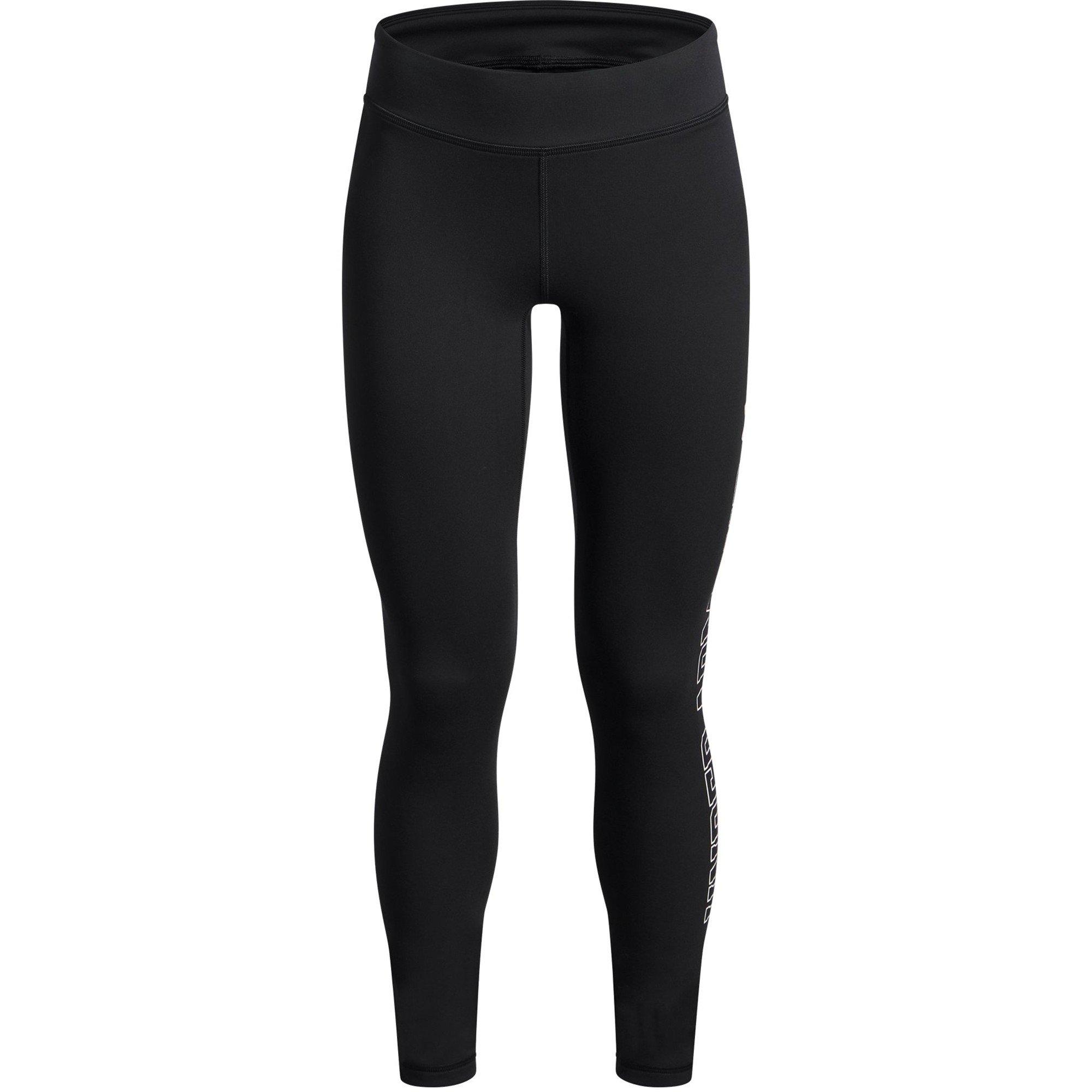 Crna - Under Armour - Kids' Motion Branded Gym Leggings - 1