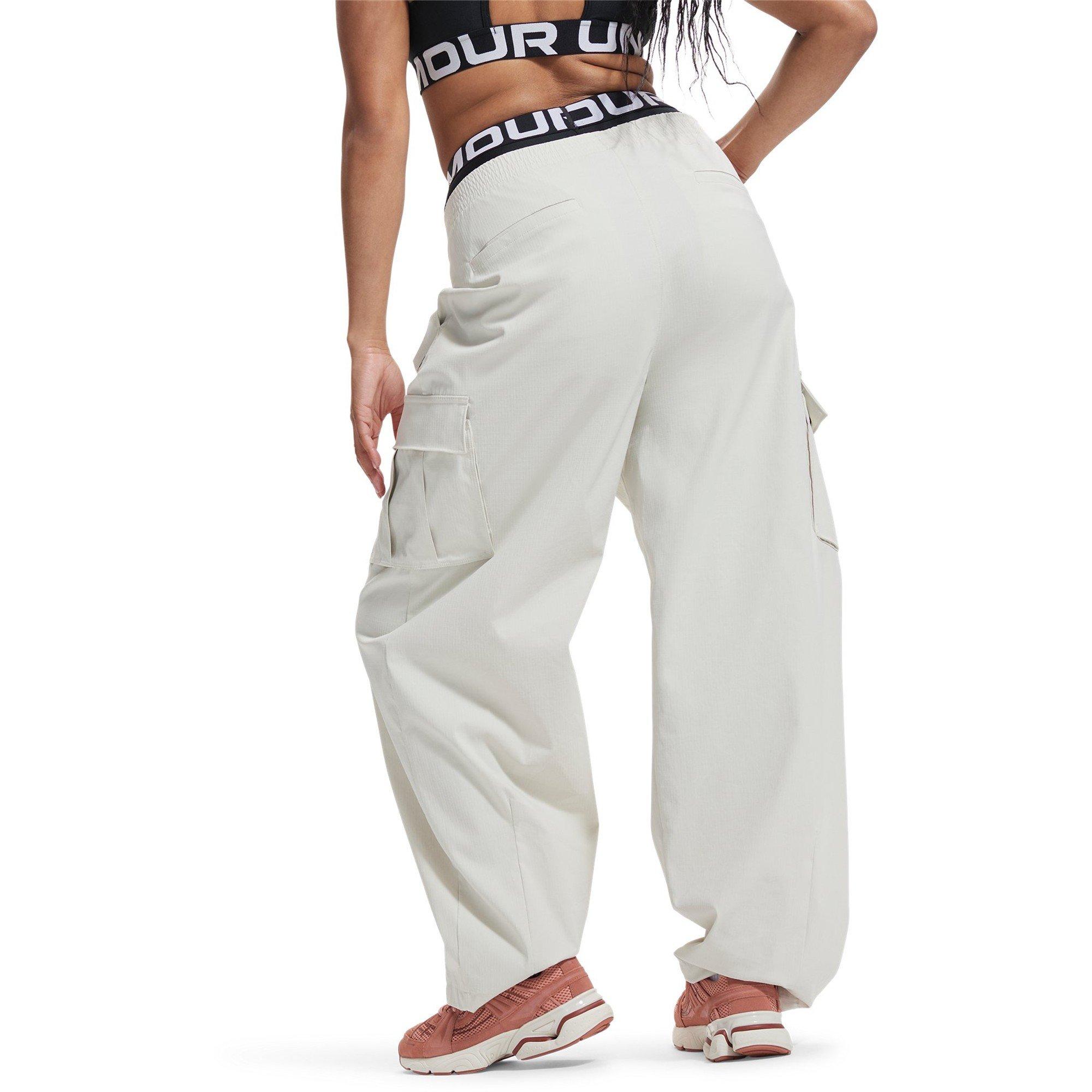 White - Under Armour - Women's Unstoppable Cargo Tracksuit Bottoms - 2