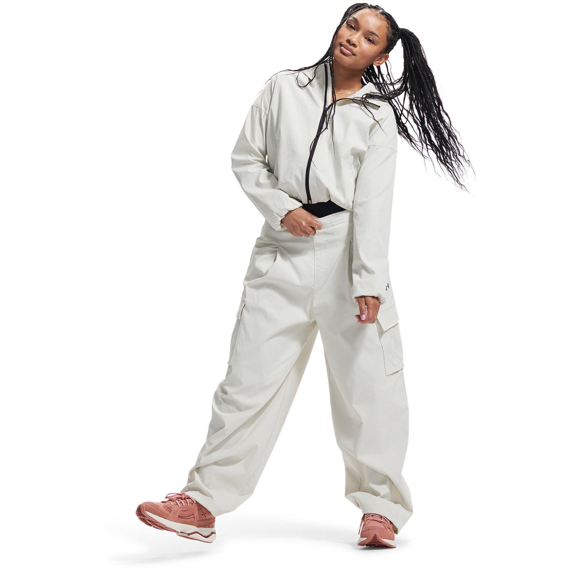 White - Under Armour - Women's Unstoppable Cargo Tracksuit Bottoms - 4