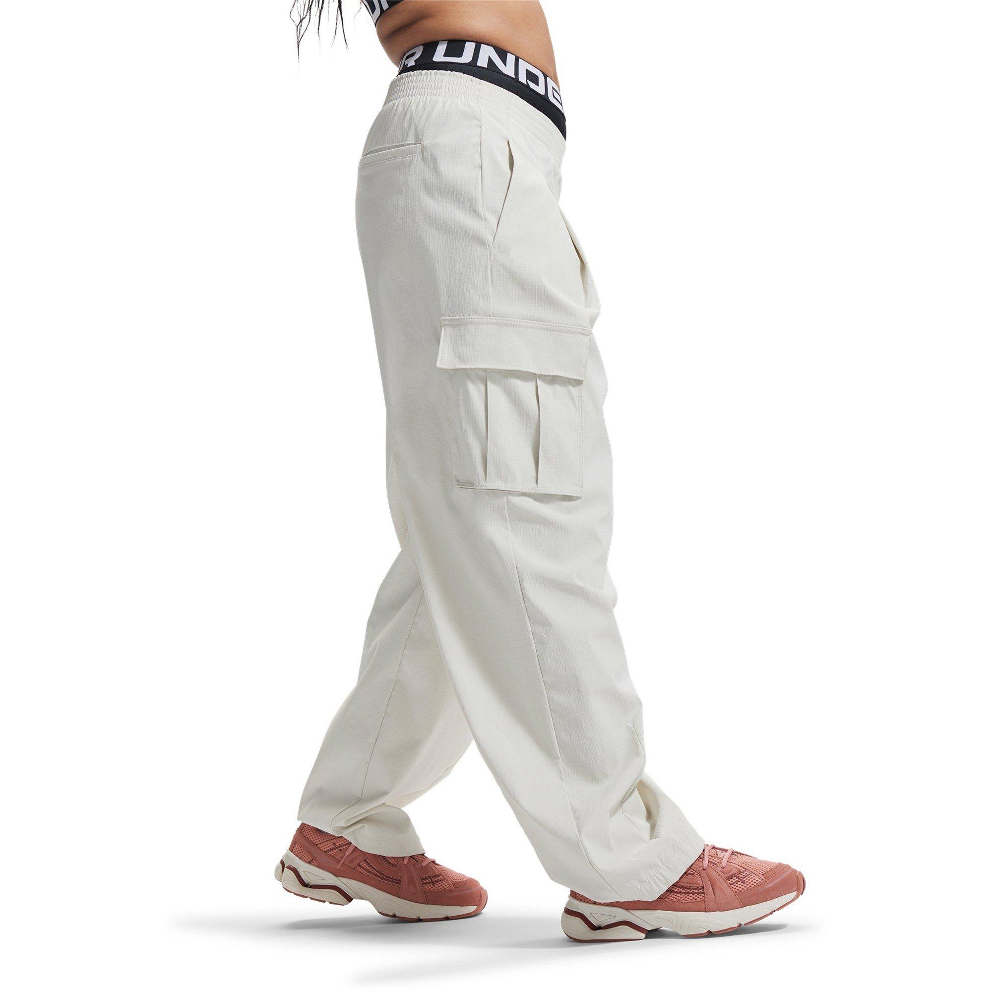 White - Under Armour - Women's Unstoppable Cargo Tracksuit Bottoms - 5