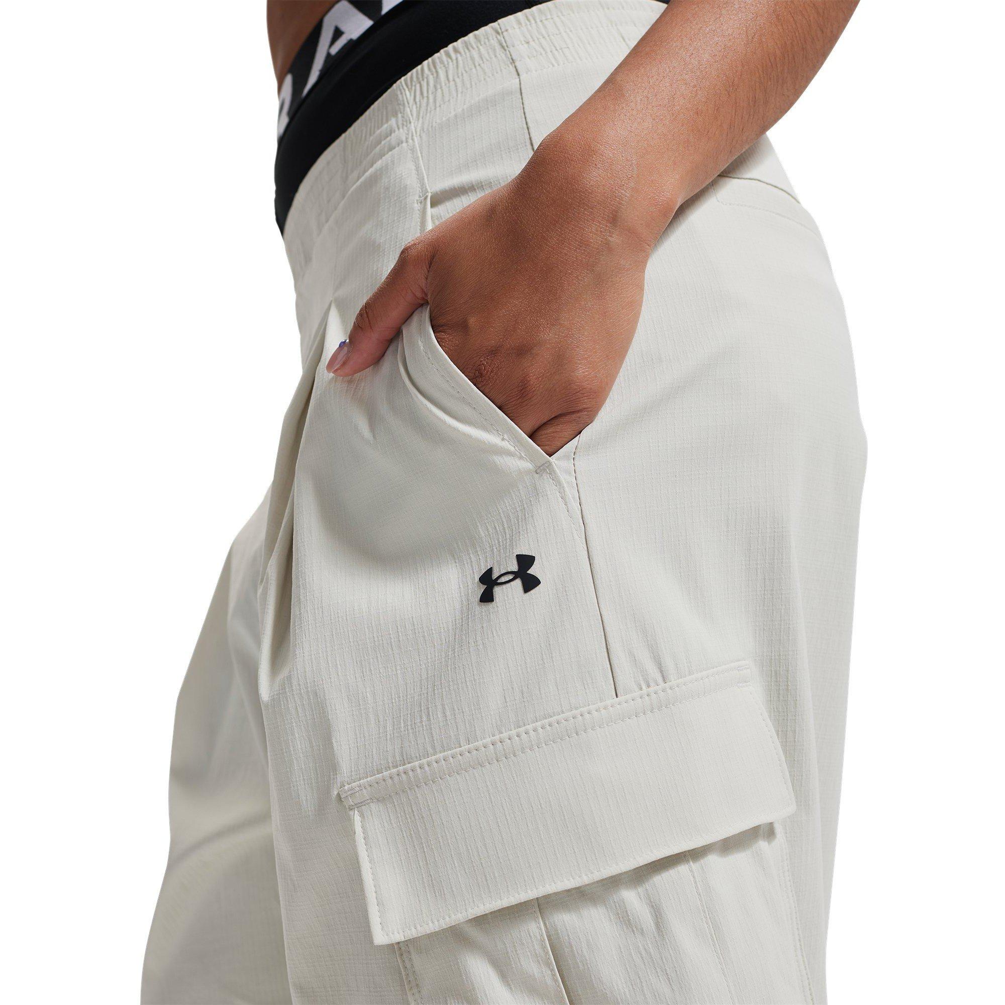 White - Under Armour - Women's Unstoppable Cargo Tracksuit Bottoms - 6
