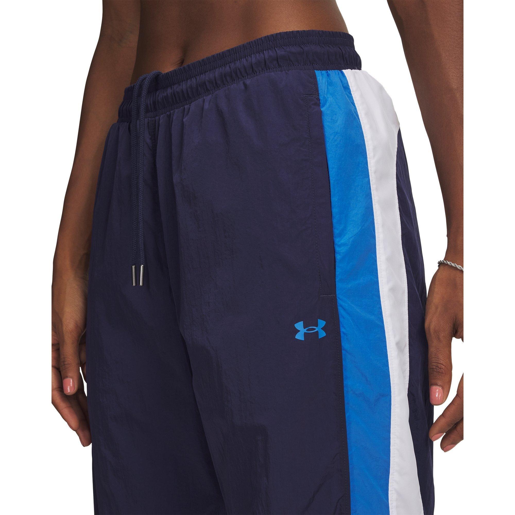 Blue - Under Armour - Women's Icon Crinkle Tracksuit Bottoms - 3