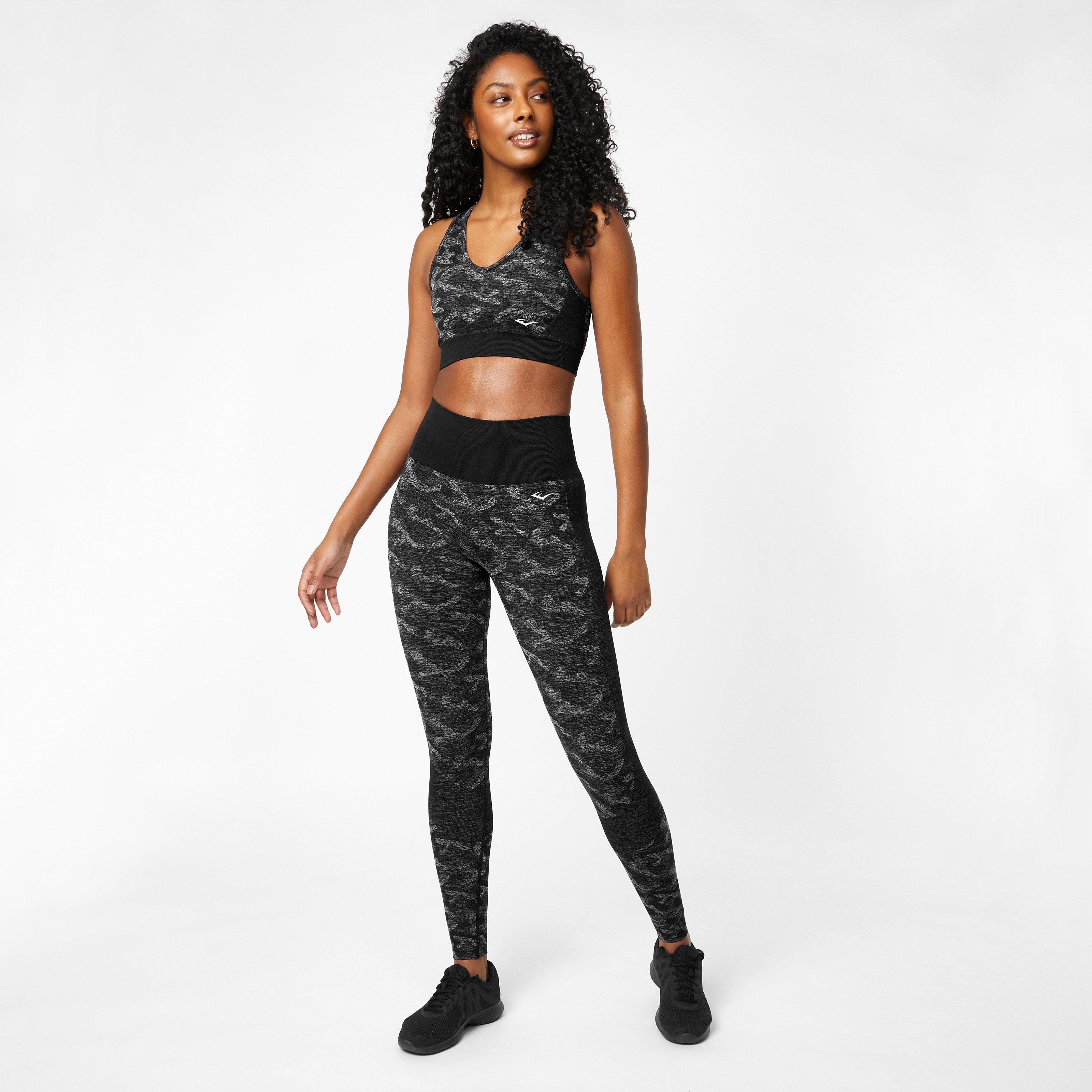 Preto - Everlast - Seamless Camo Leggings - 4