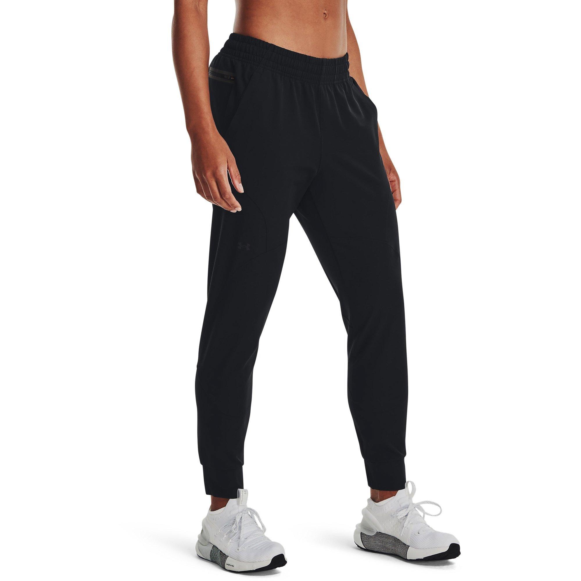 Black - Under Armour - Under Armour Ua Unstoppable Jogger Tracksuit Bottom Womens - 3