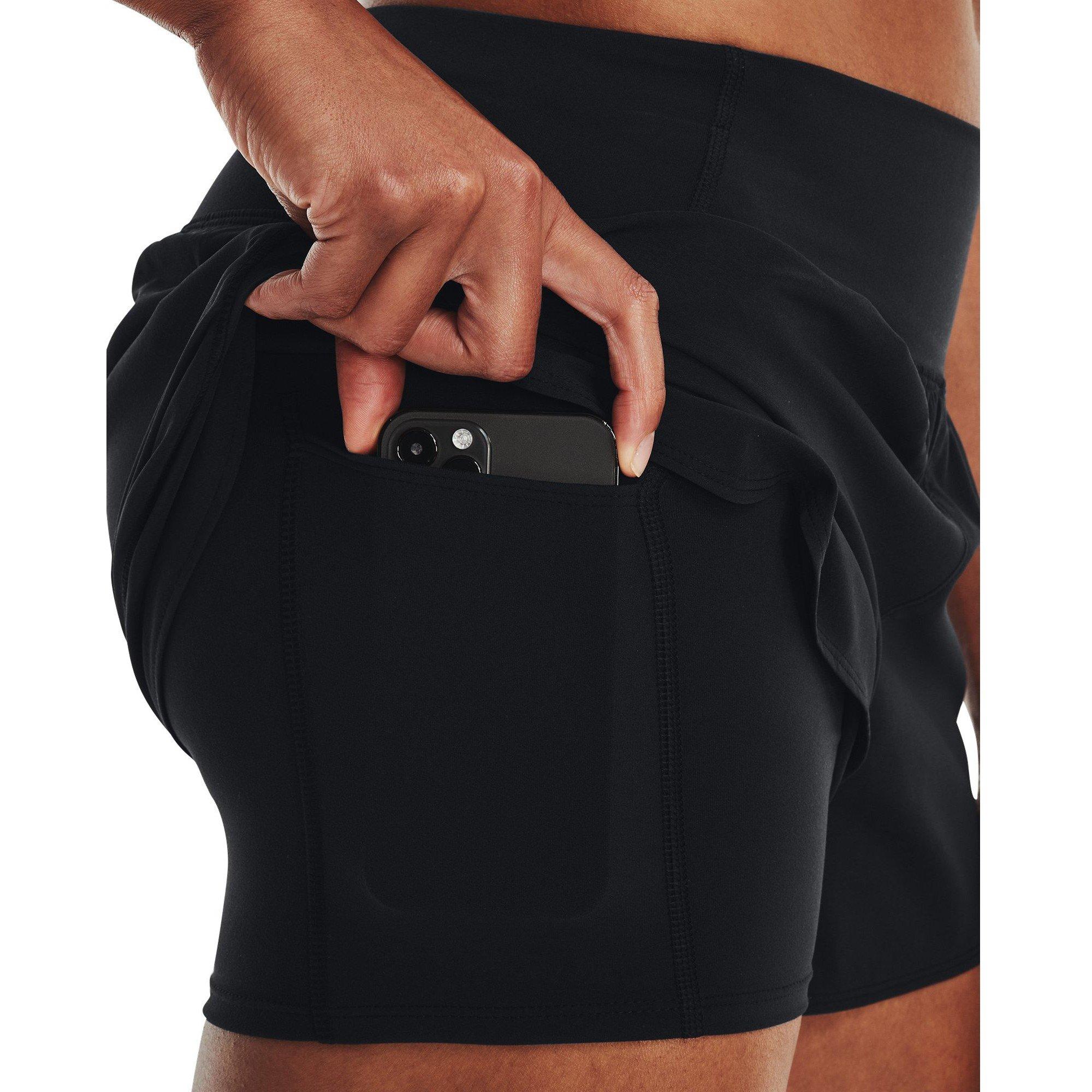 Zwart - Under Armour - Under Armour Ua Vanish 2in1 Short Gym Womens - 5