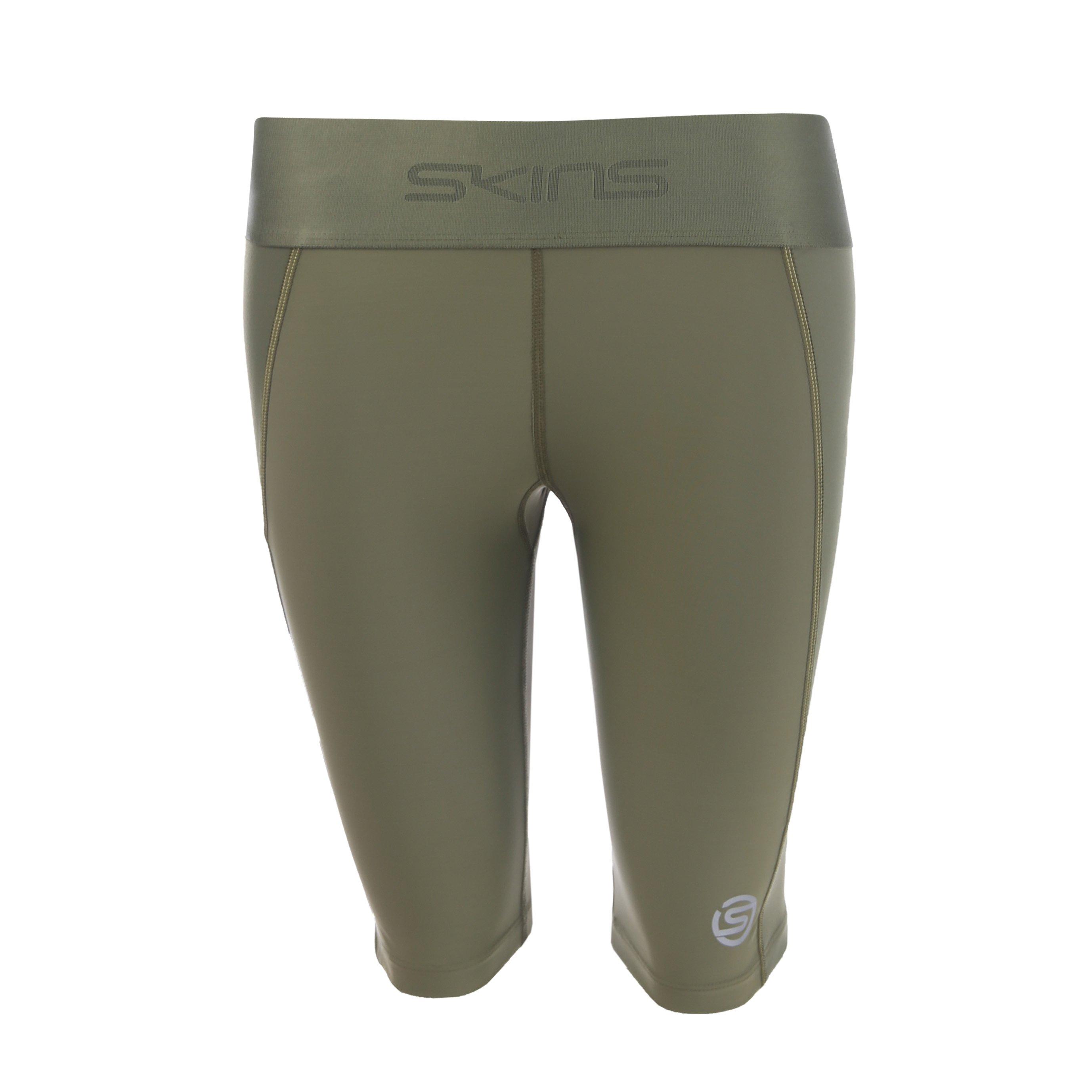 Khaki - Skins - Series-3 Performance Tights Womens - 1