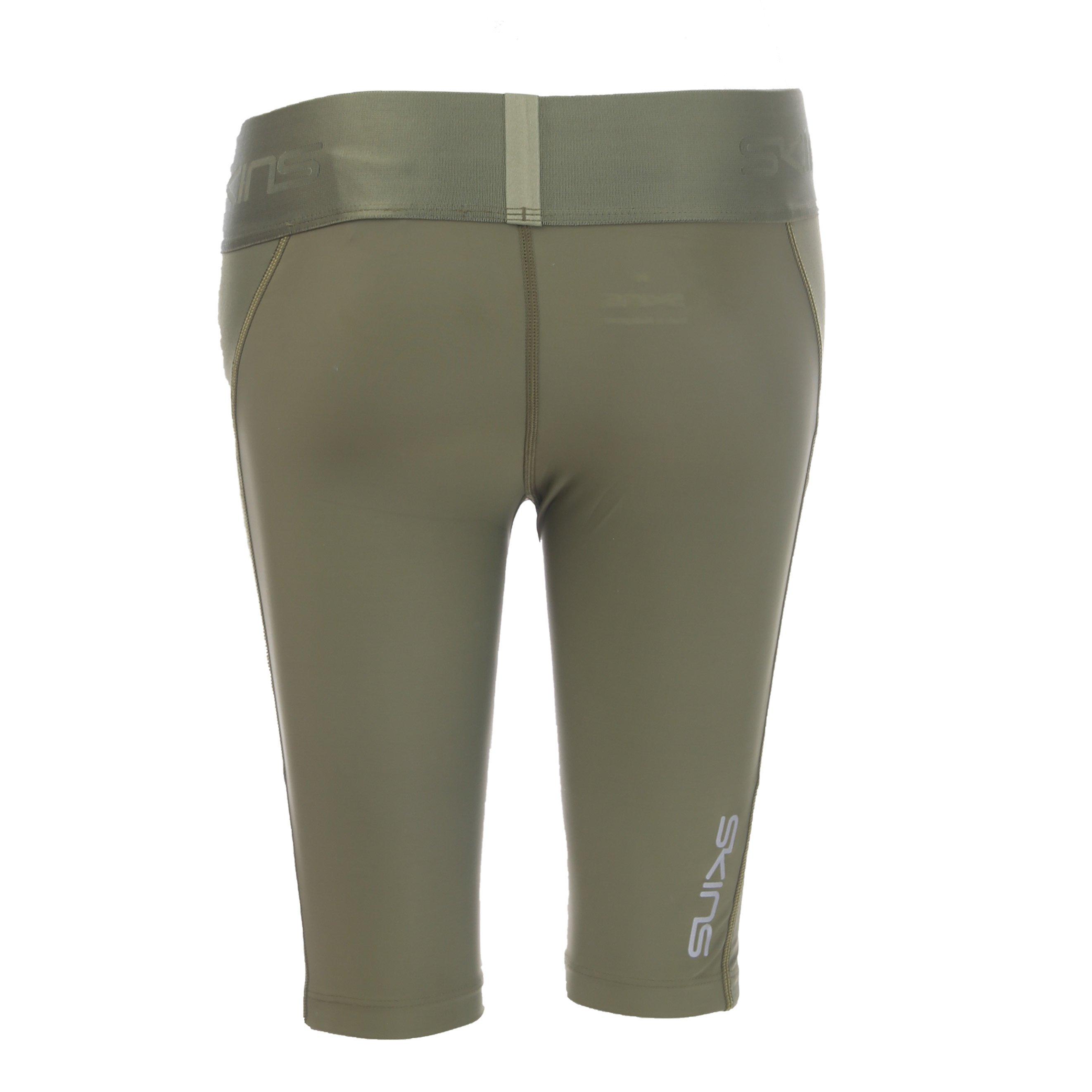 Khaki - Skins - Series-3 Performance Tights Womens - 2