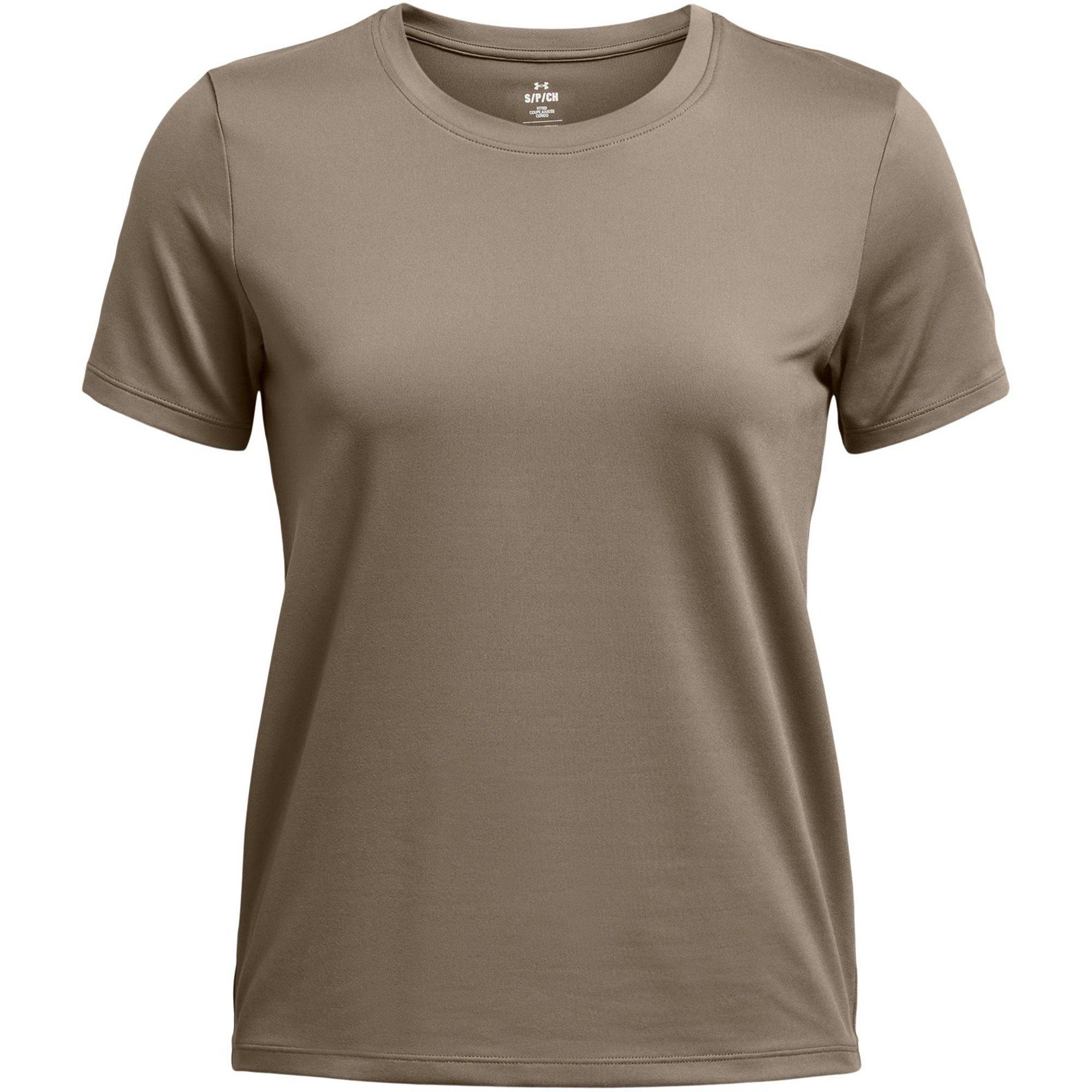 Smeđa - Under Armour - Women's Meridian Short Sleeve T-Shirt - 1