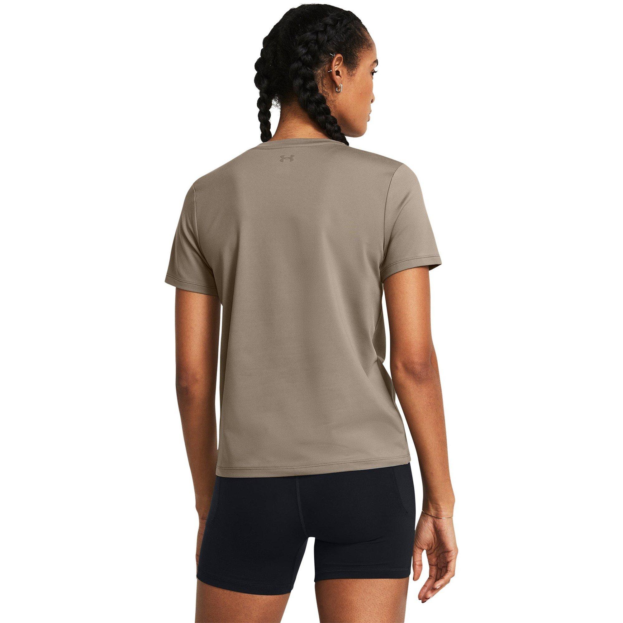Smeđa - Under Armour - Women's Meridian Short Sleeve T-Shirt - 4
