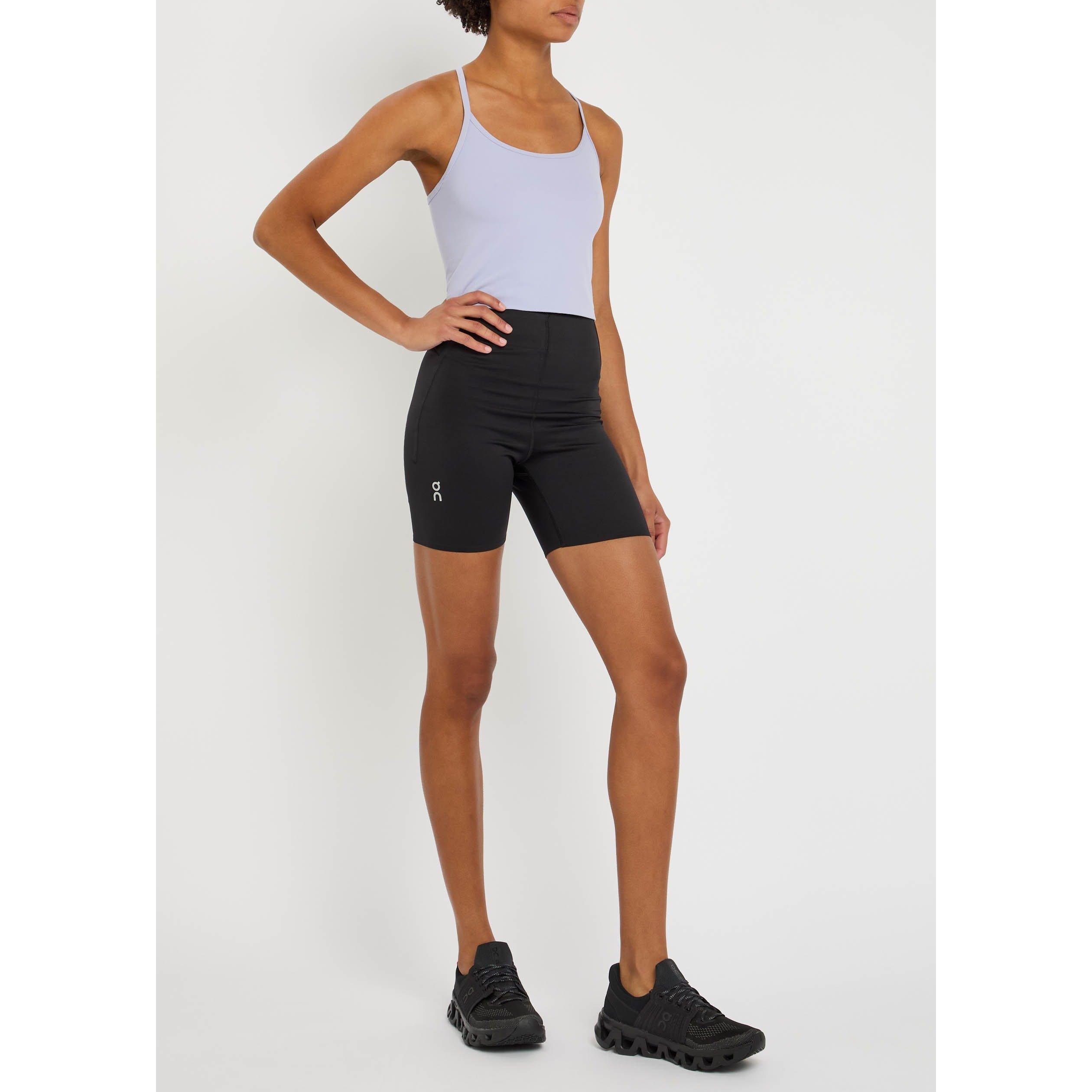 BLACK - On - Women's 6" Compression-Fit Performance Shorts - 5