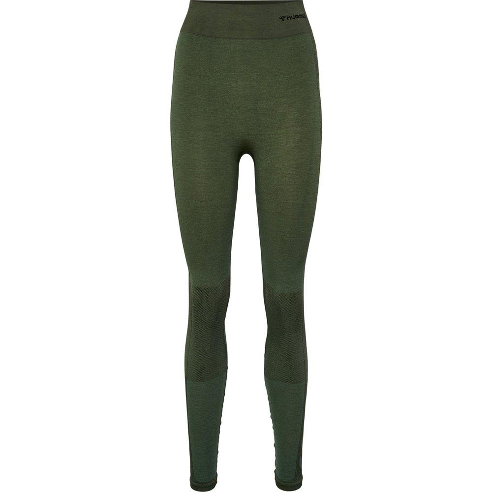 Green - Hummel - Women's Performance Gym Leggings - 1