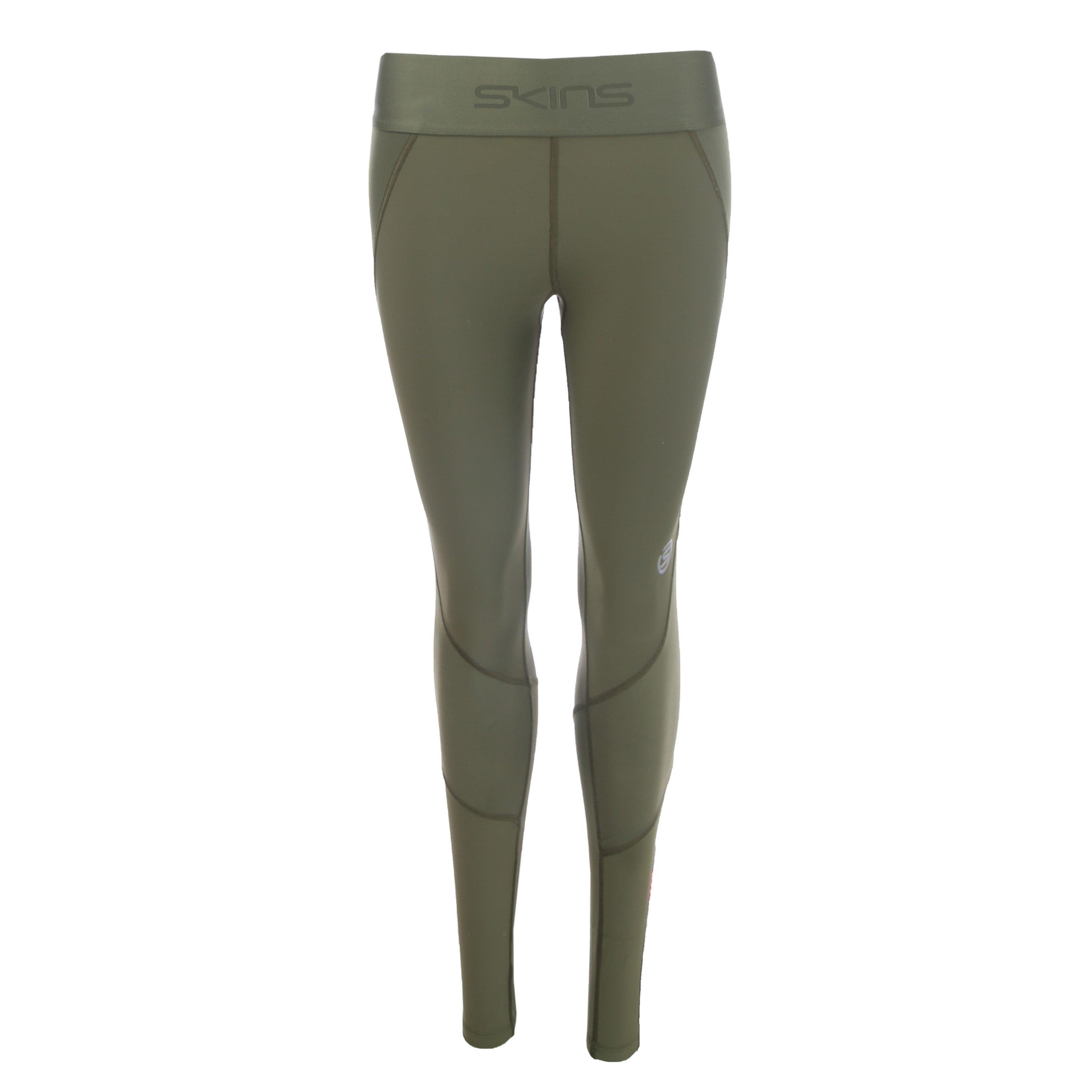 Khaki - Skins - Performance Gym Legging - 2