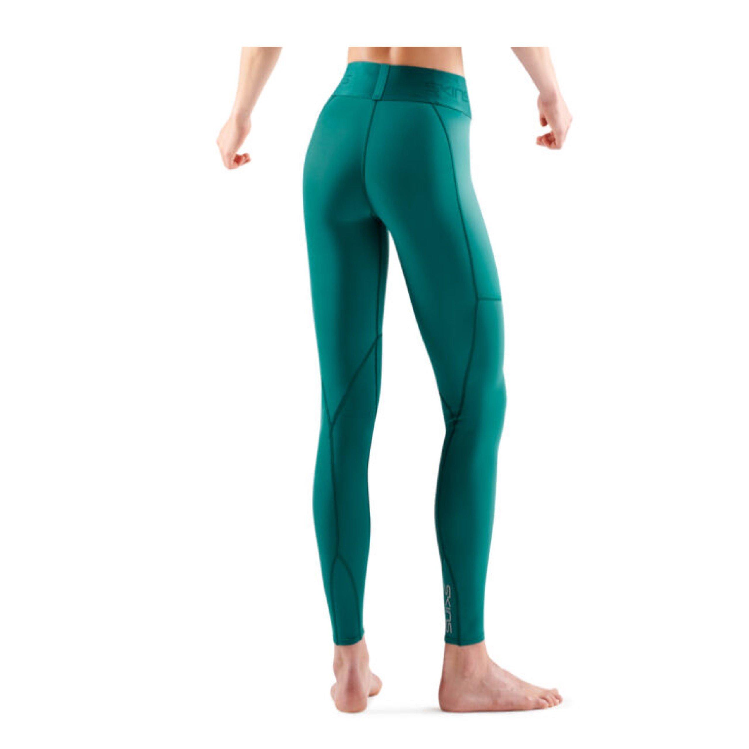 Teal - Skins - Women's Performance Gym Legging - 2