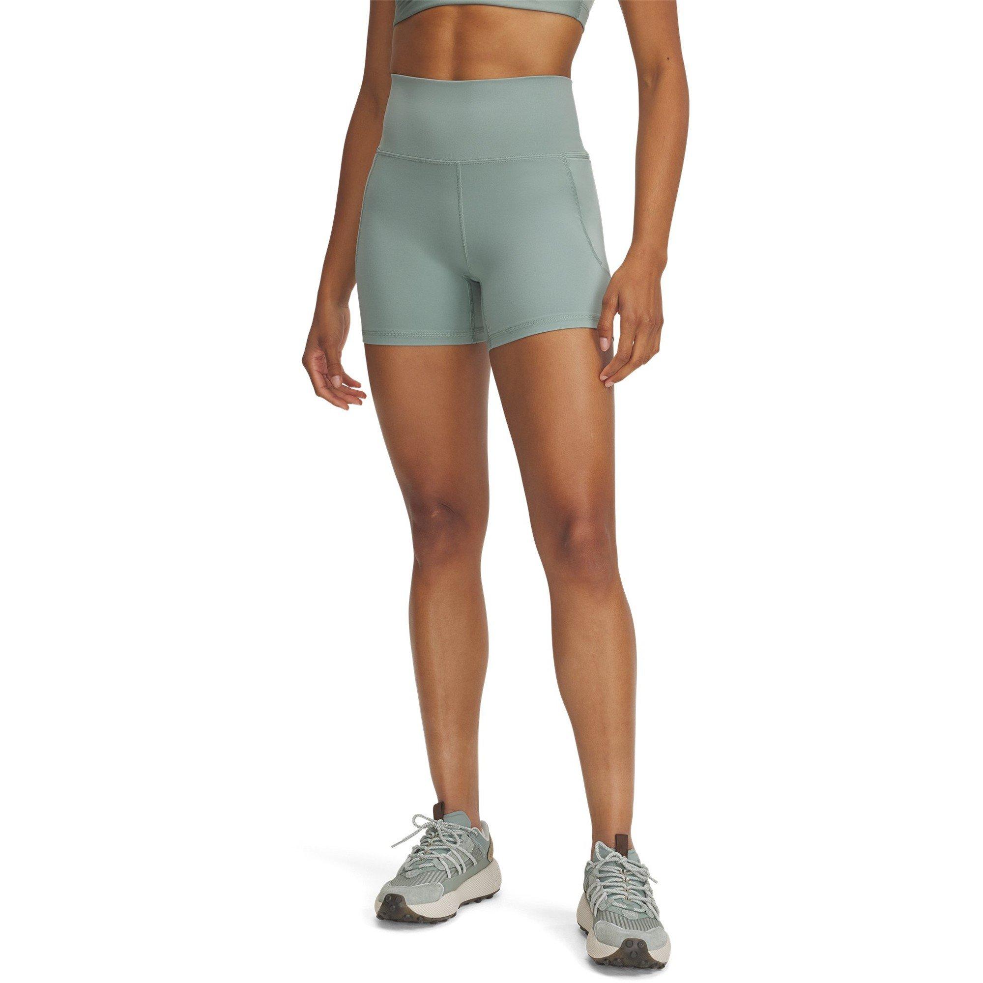 Under Armour Women's Meridian Middy Compression Shorts - Green - 12 (M)