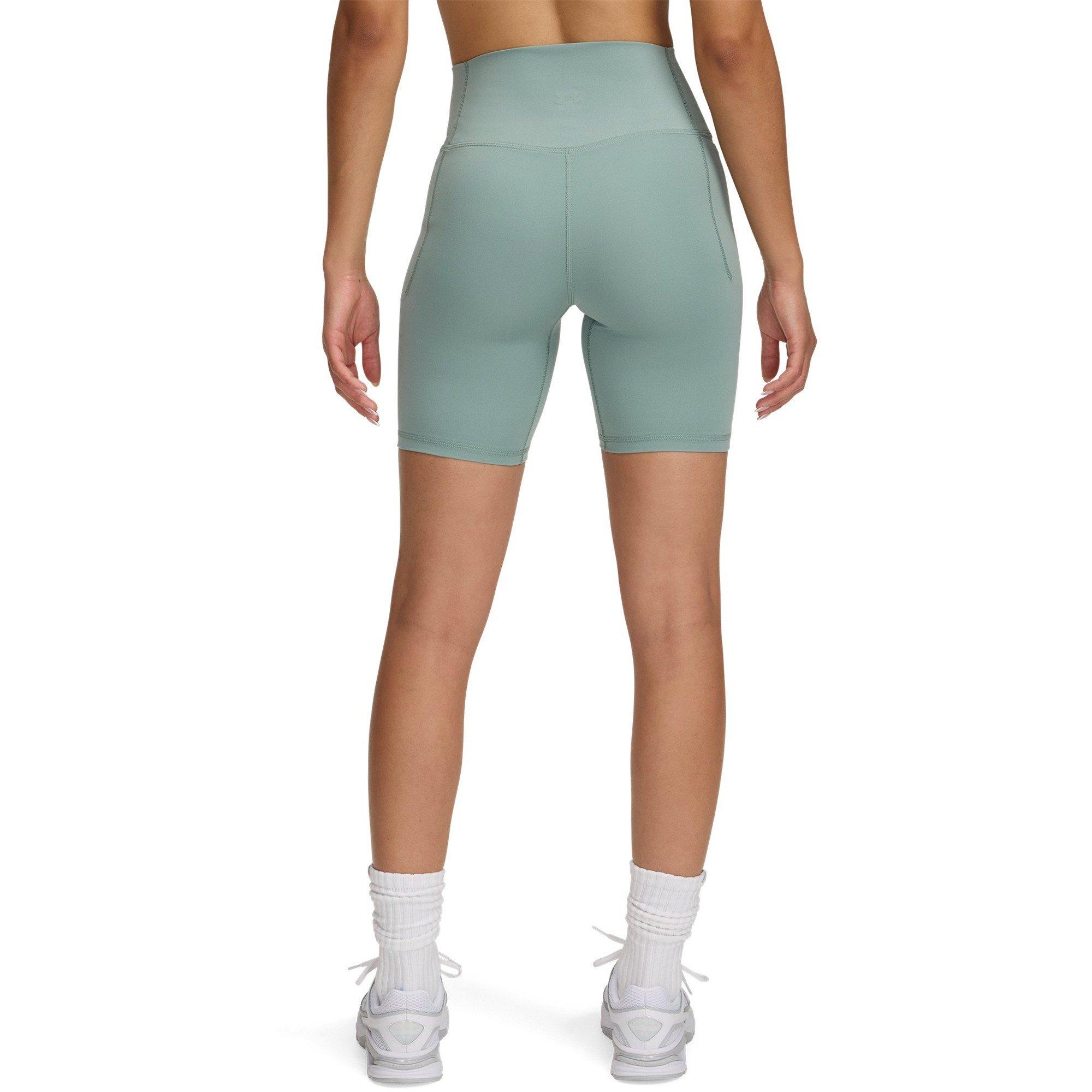 Green - Under Armour - Women's Meridian 7in Compression Shorts - 2