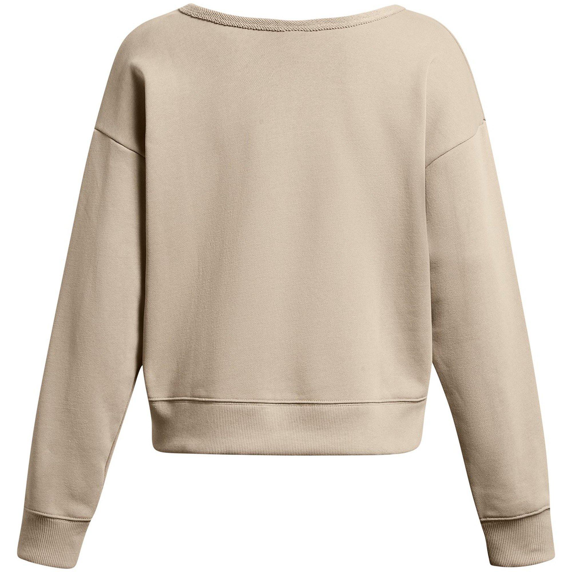 Brun - Under Armour - Under Armour Pjt Rck Hw Terry Ls Q1 Sweatshirt Womens - 2