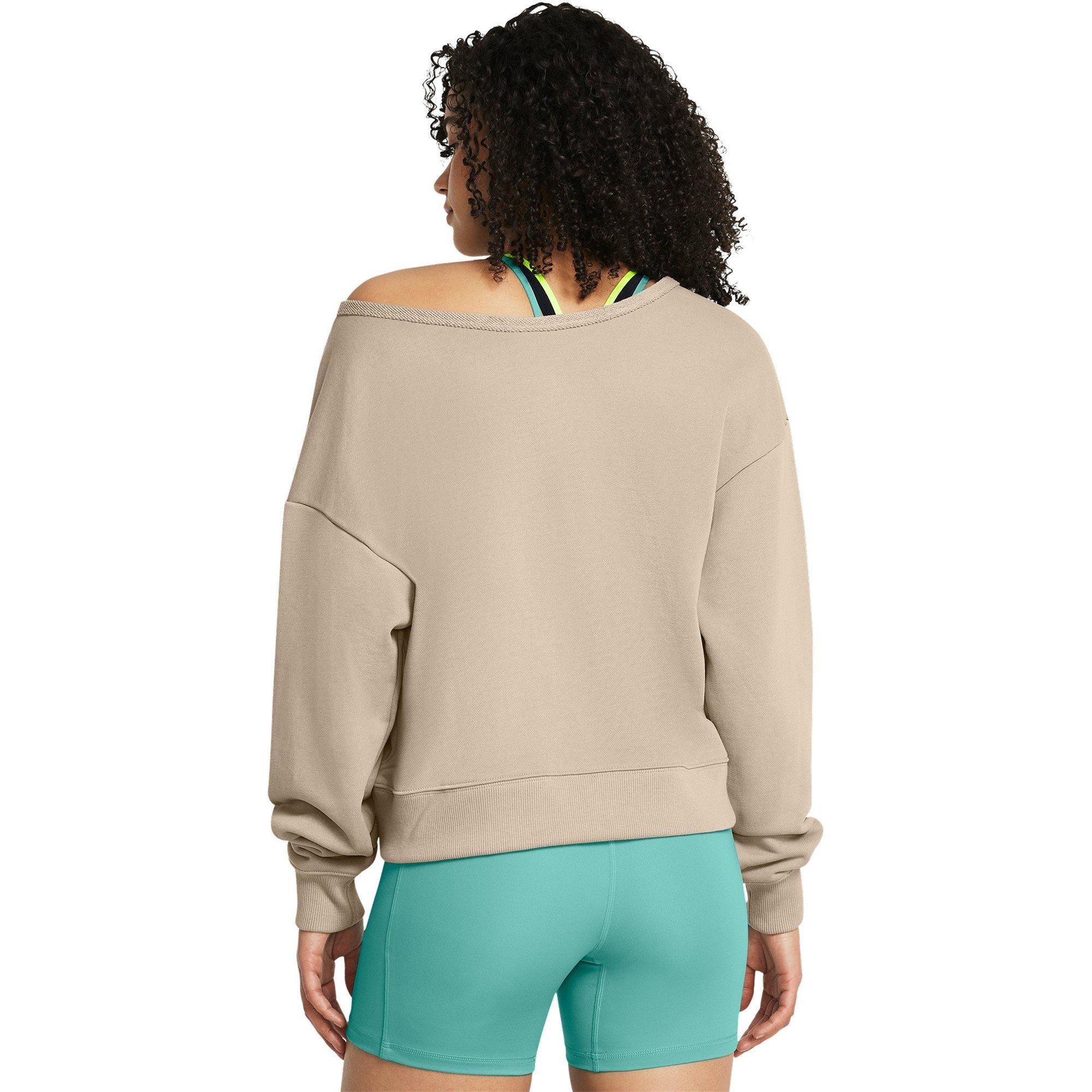 Brun - Under Armour - Under Armour Pjt Rck Hw Terry Ls Q1 Sweatshirt Womens - 4