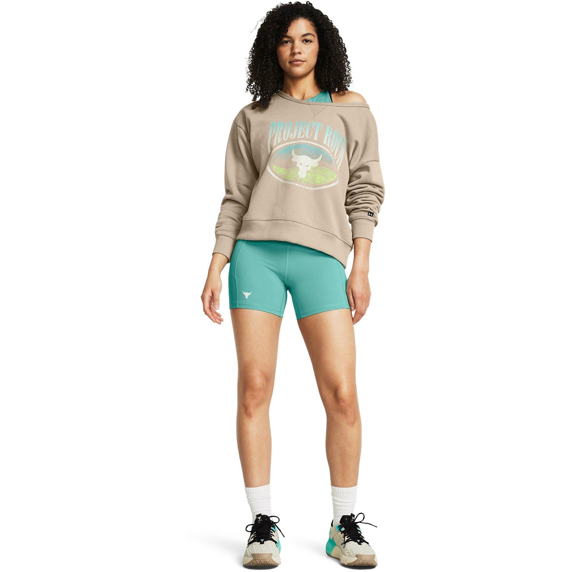 Brun - Under Armour - Under Armour Pjt Rck Hw Terry Ls Q1 Sweatshirt Womens - 6