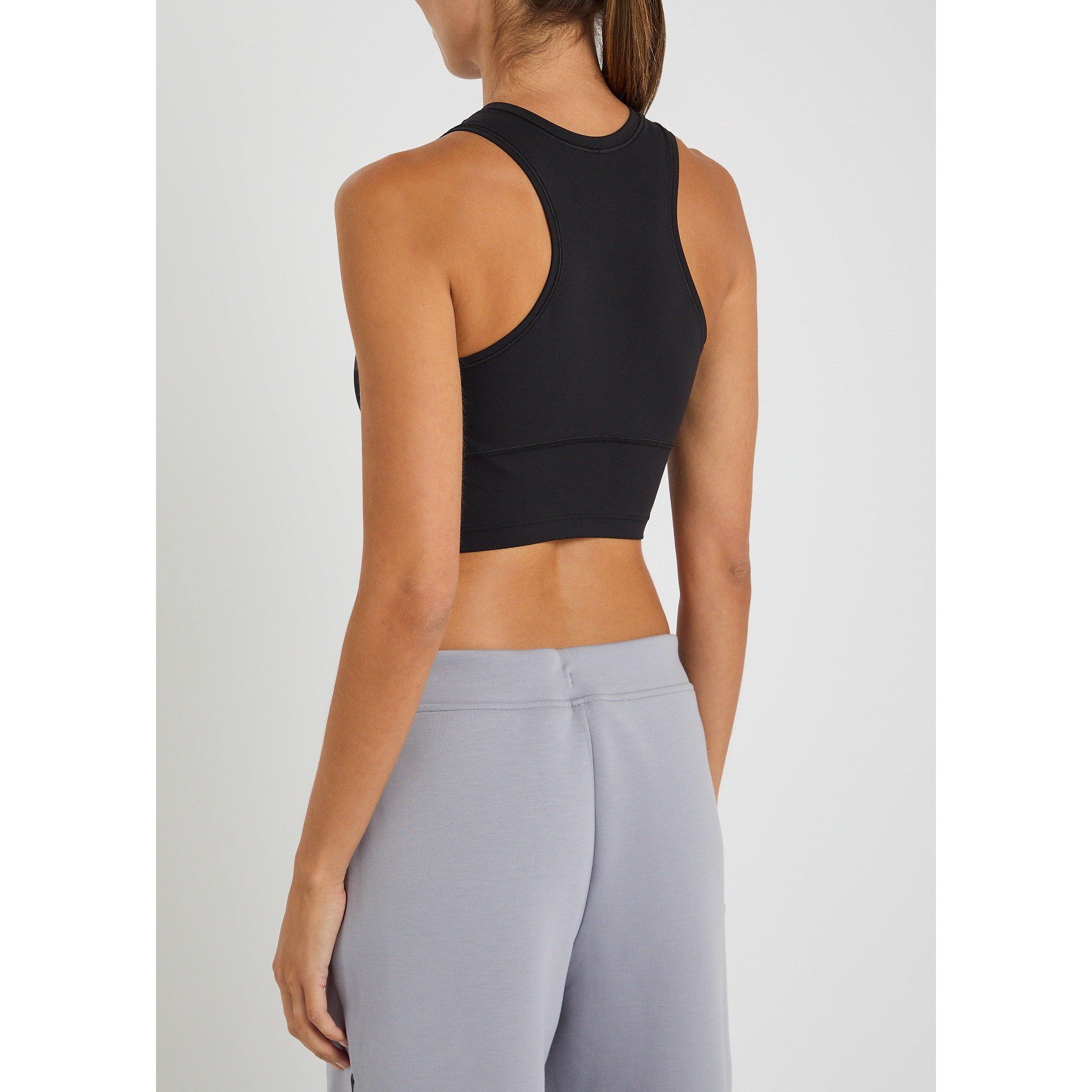 BLACK - On - Women's T Studio Cropped Slim-Fit Performance Vest - 3