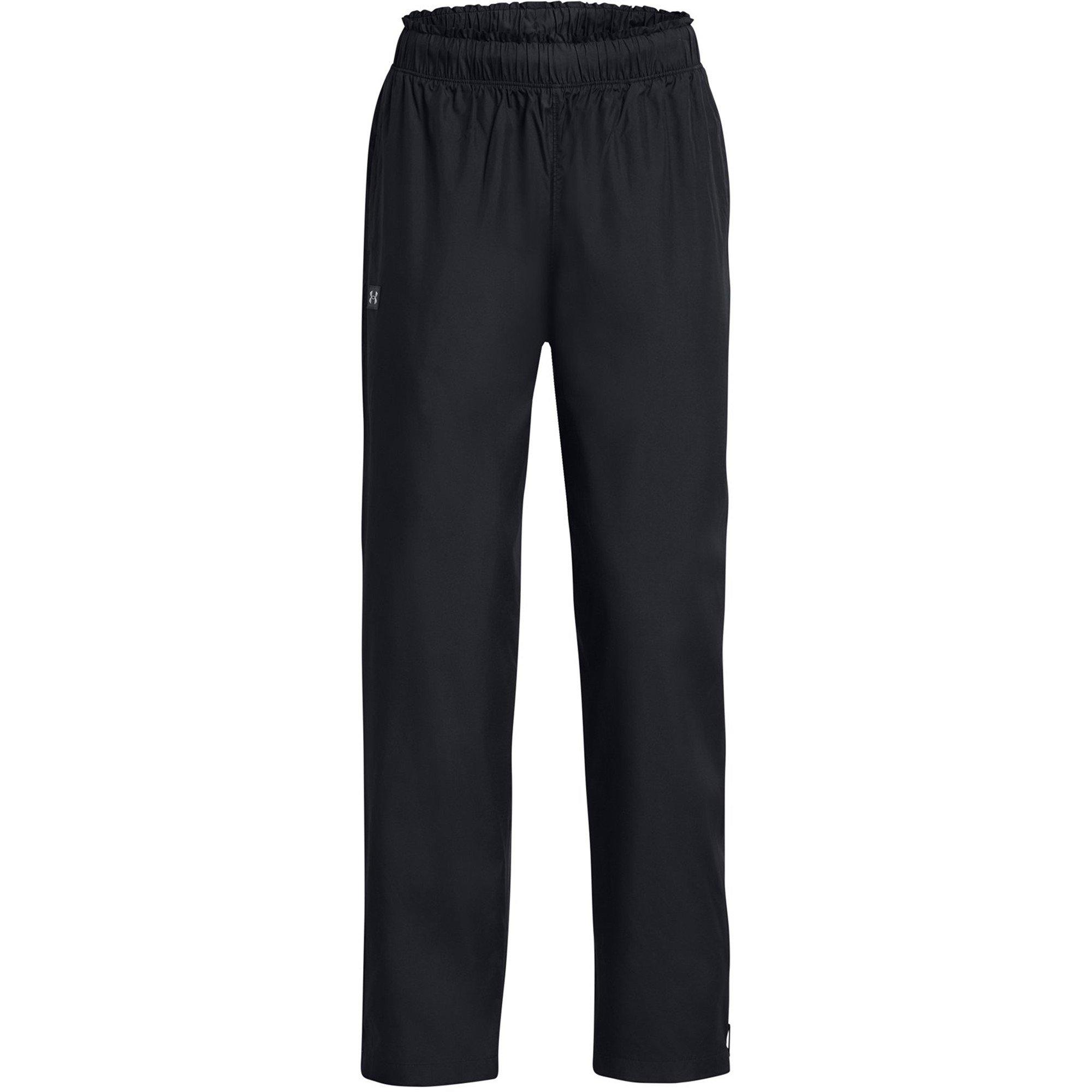 Under Armour Women's Rush Woven Tracksuit Bottoms - Black - 12 (M)