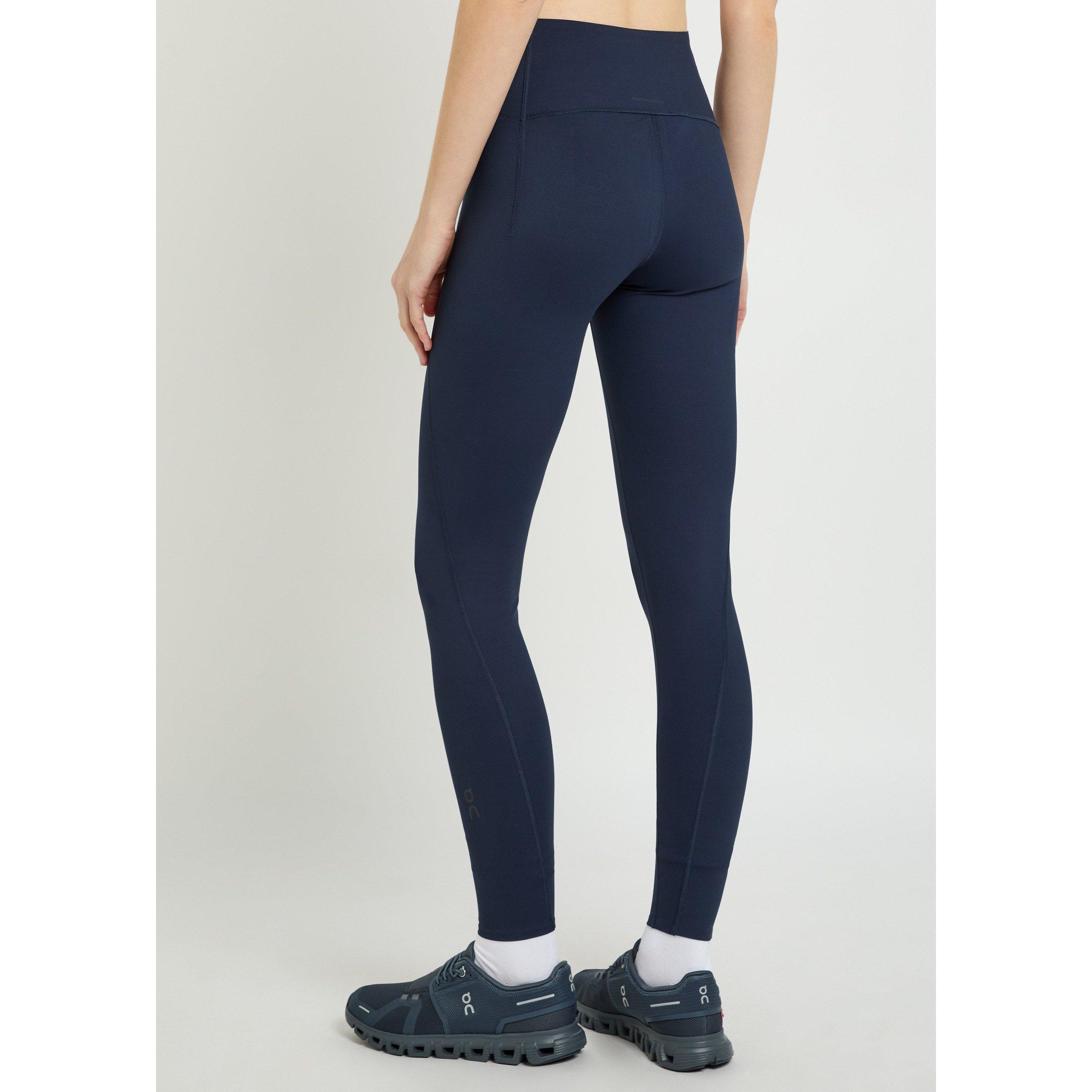 NAVY - On - Women's Studio High-Waisted Compression-Fit Performance Tights - 3