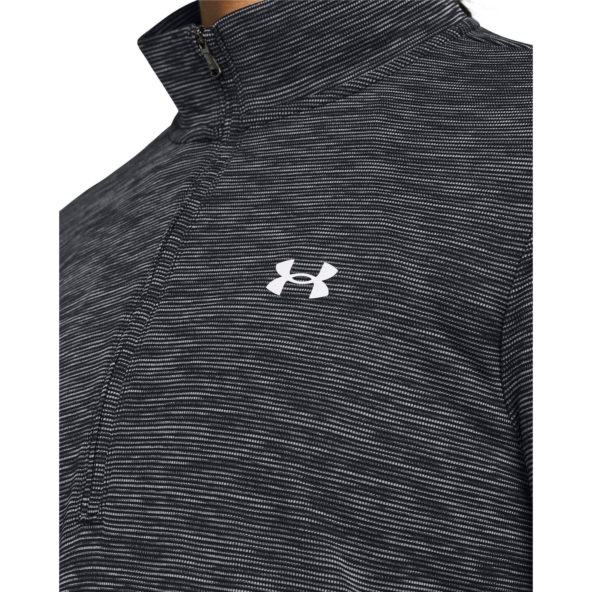 Zwart - Under Armour - UA Tech Textured 1/2 Ld99 - 5