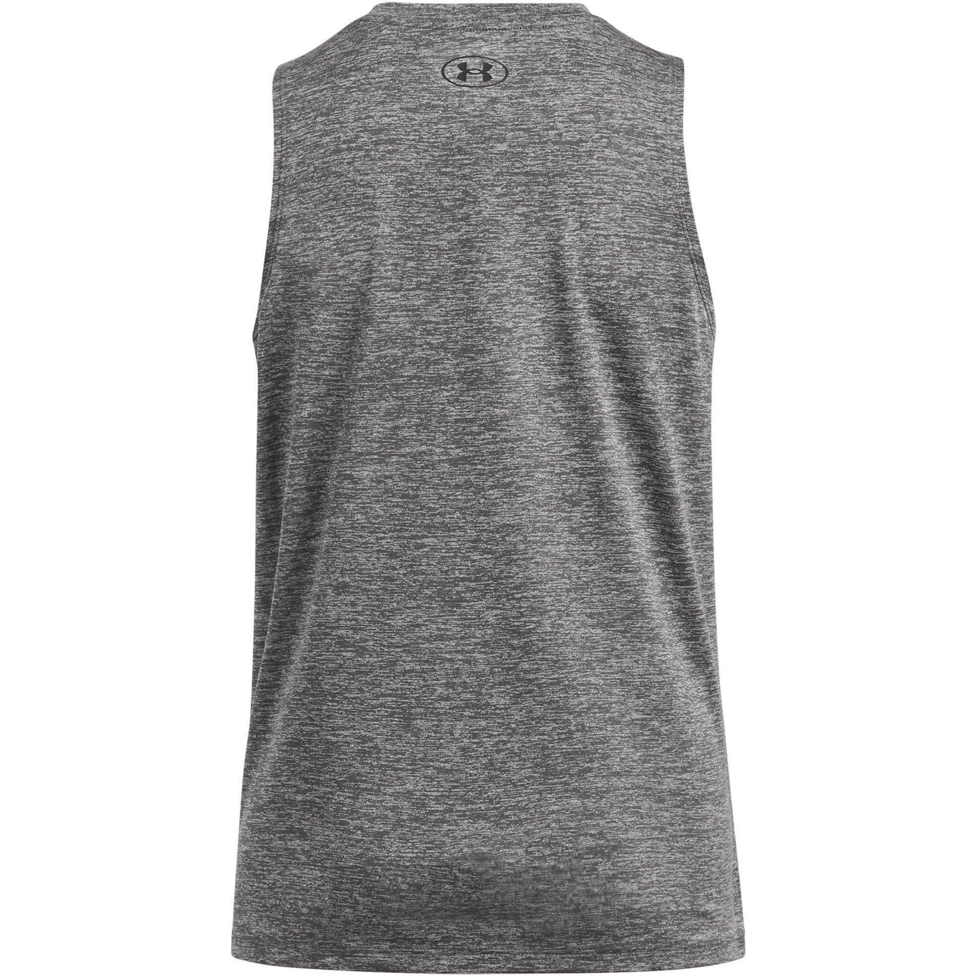 Gray - Under Armour - Under Armour Tech Tank Twist Gym Vest Womens - 2