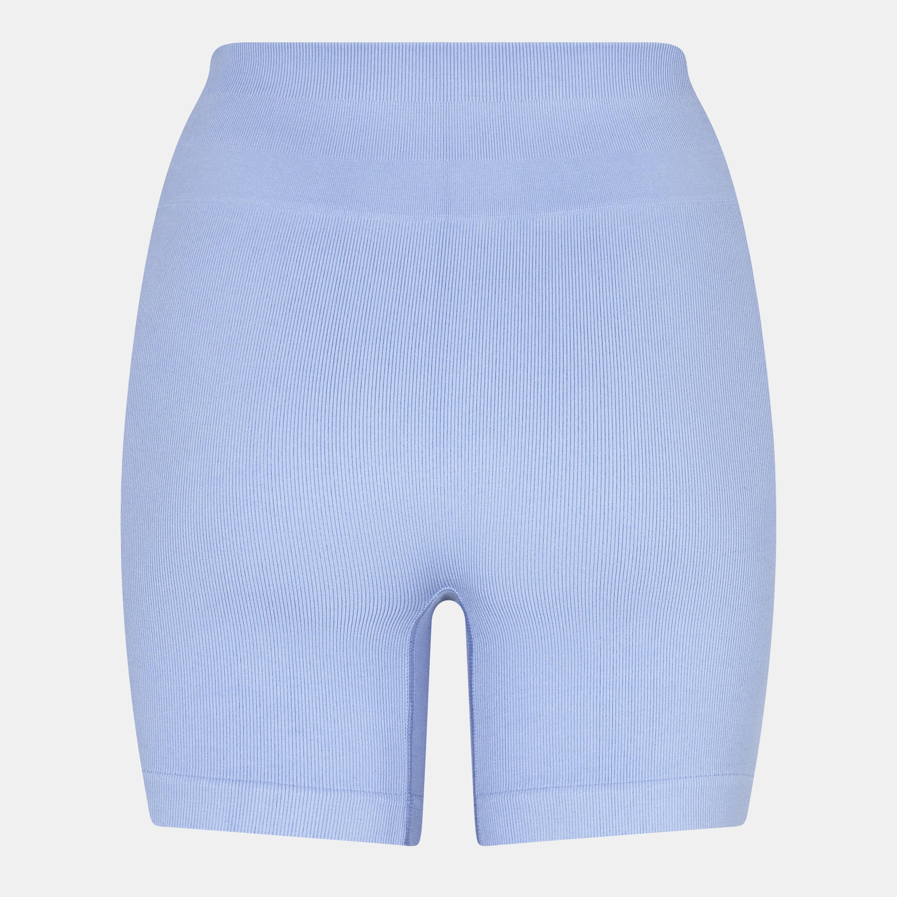 Brunera Blue - USA Pro - Sophie Habboo Seamless Rib Performance Gym Shorts - 2