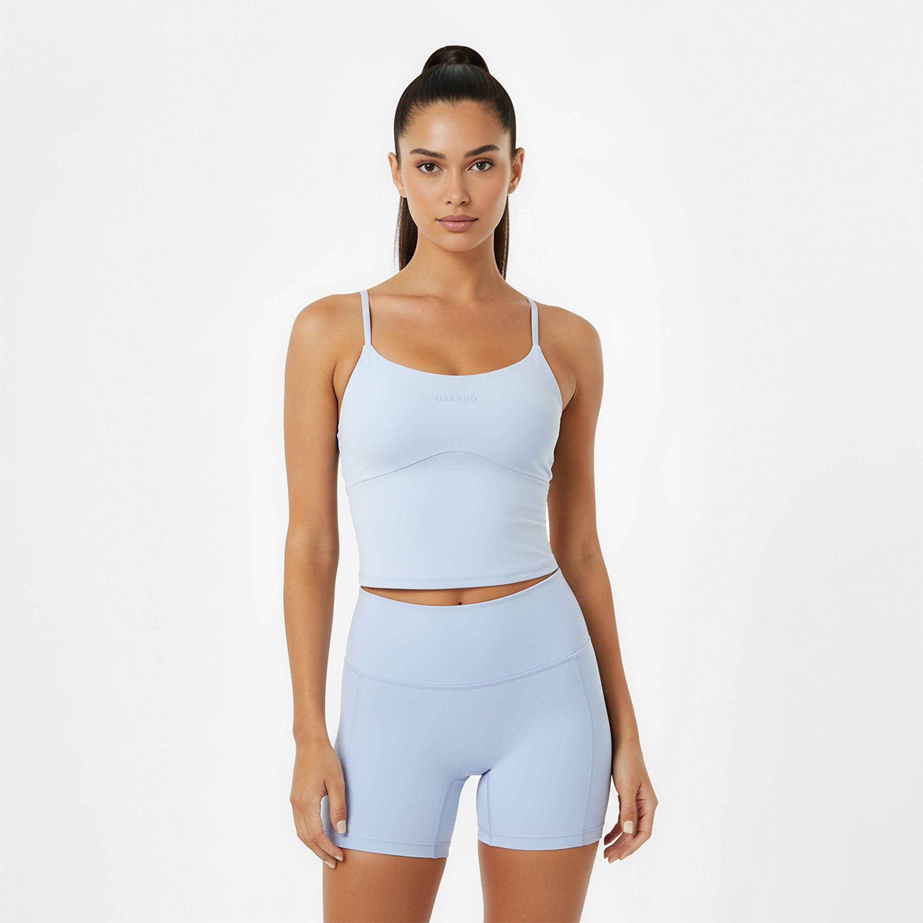 Brunera Blue - USA Pro - Sophie Habboo 2-in-1 Performance Gym Vest - 3