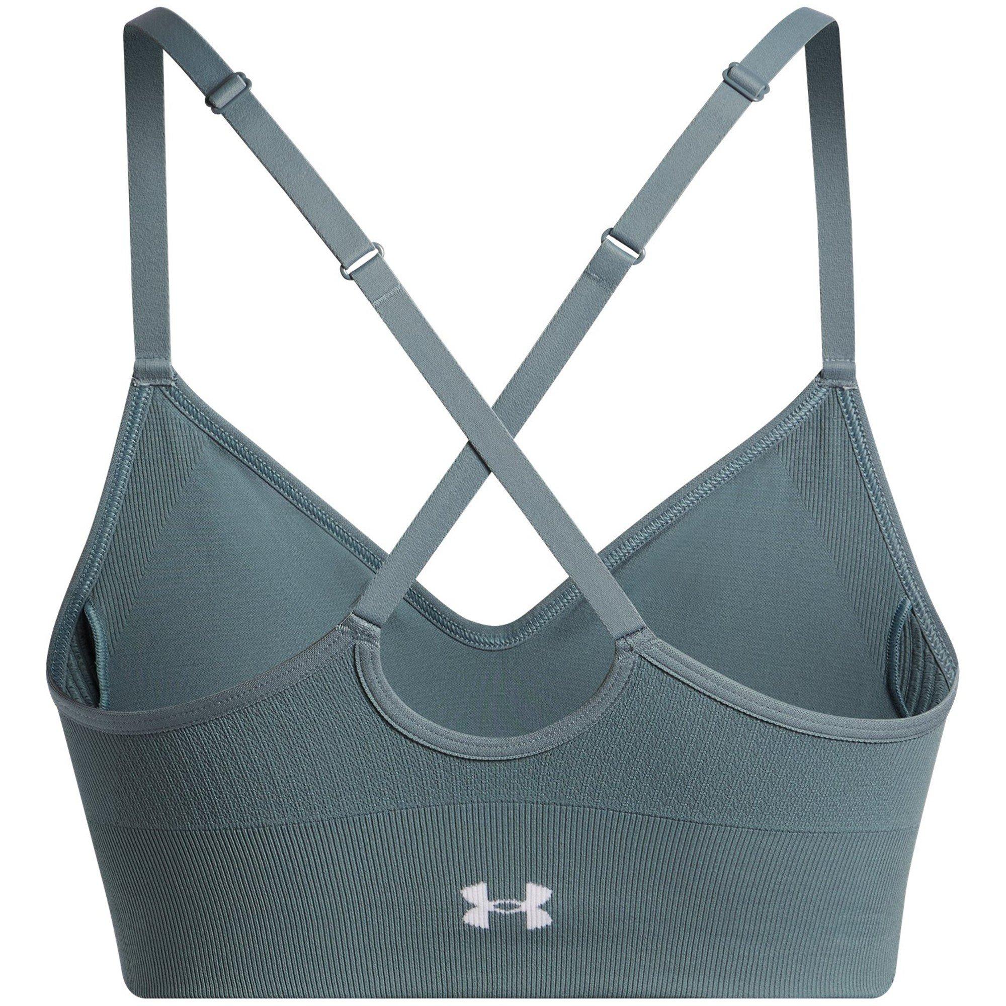 Blue - Under Armour - Women's Vanish Seamless Low Impact Sports Bra - 2