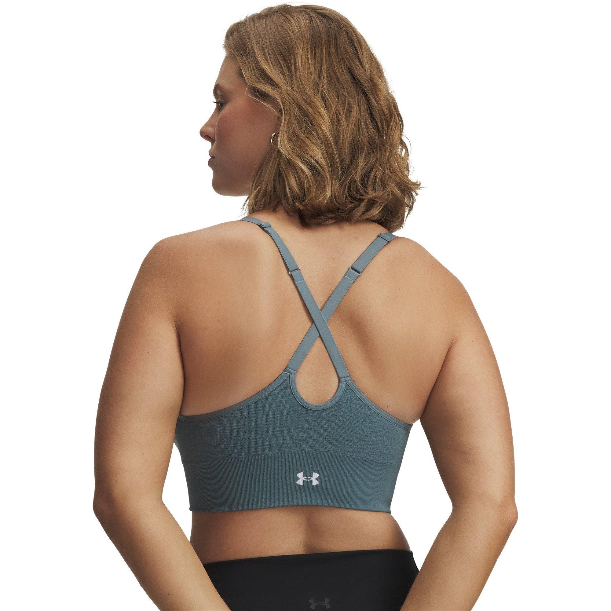Blue - Under Armour - Women's Vanish Seamless Low Impact Sports Bra - 12