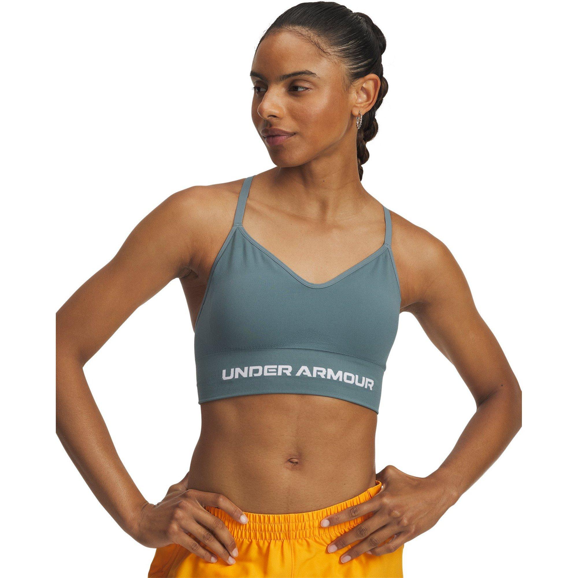 Blue - Under Armour - Women's Vanish Seamless Low Impact Sports Bra - 3