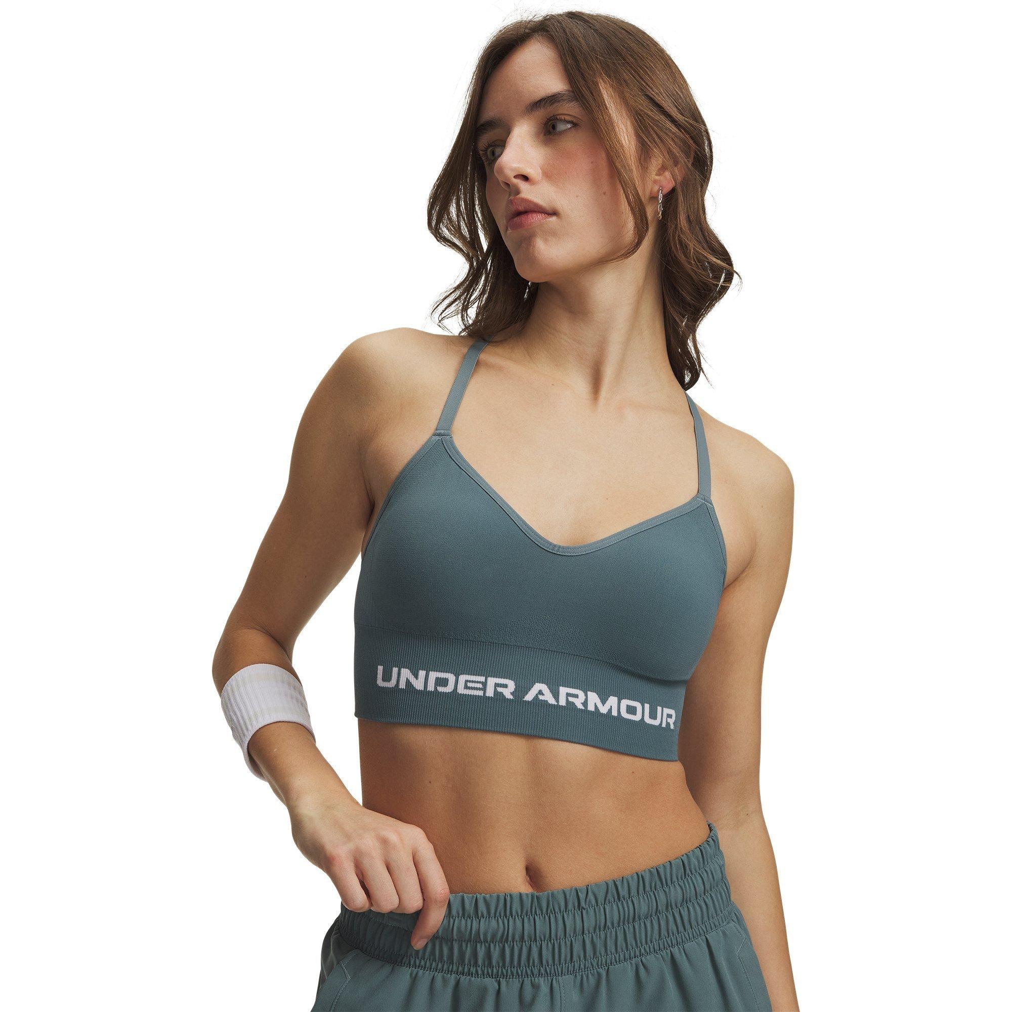 Blue - Under Armour - Women's Vanish Seamless Low Impact Sports Bra - 5