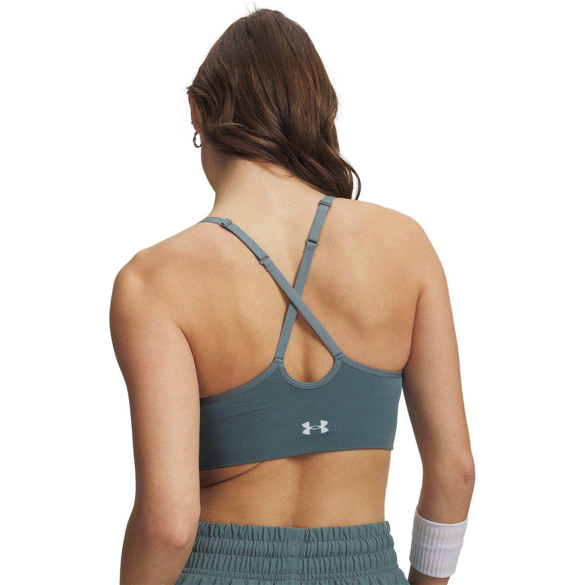 Blue - Under Armour - Women's Vanish Seamless Low Impact Sports Bra - 6