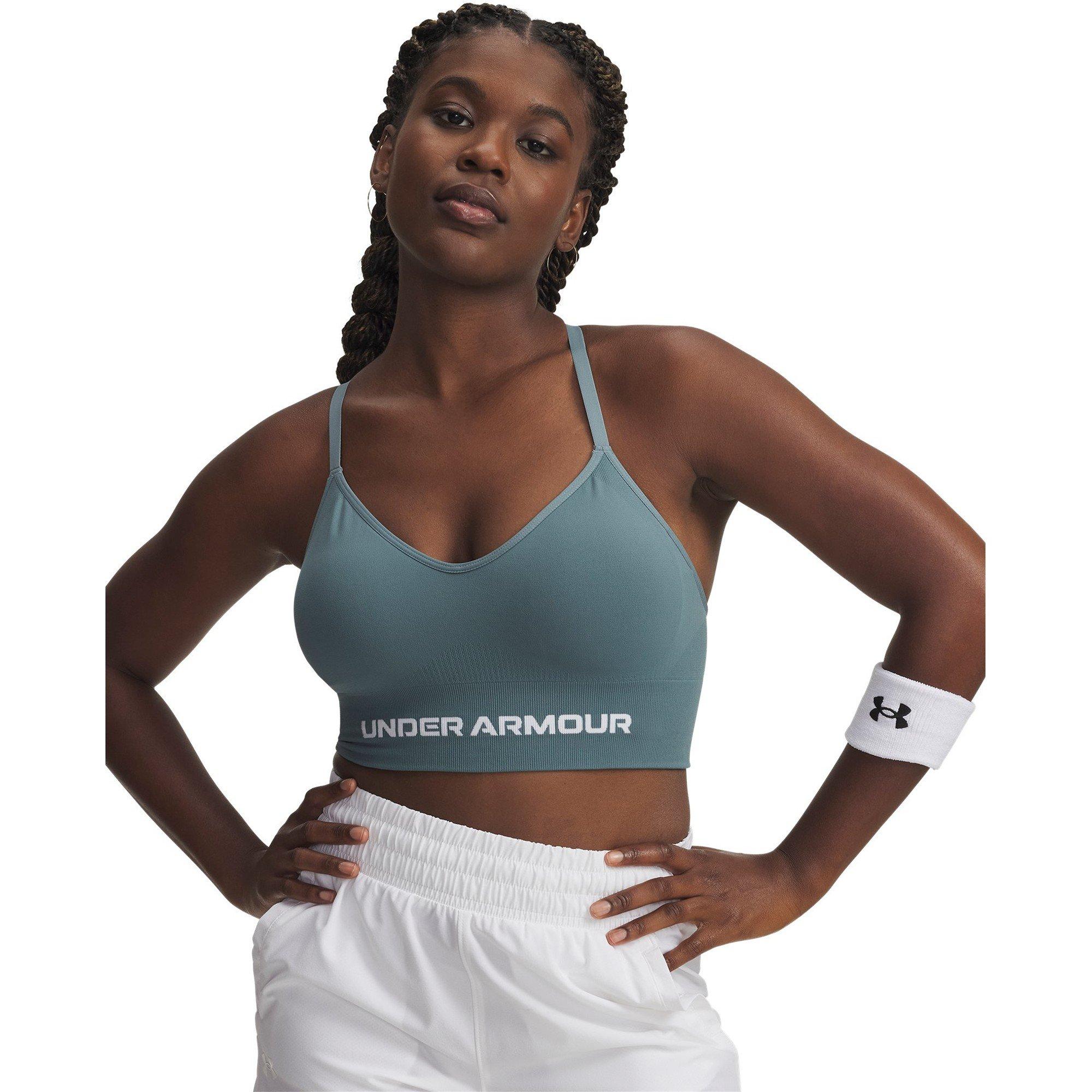 Blue - Under Armour - Women's Vanish Seamless Low Impact Sports Bra - 7