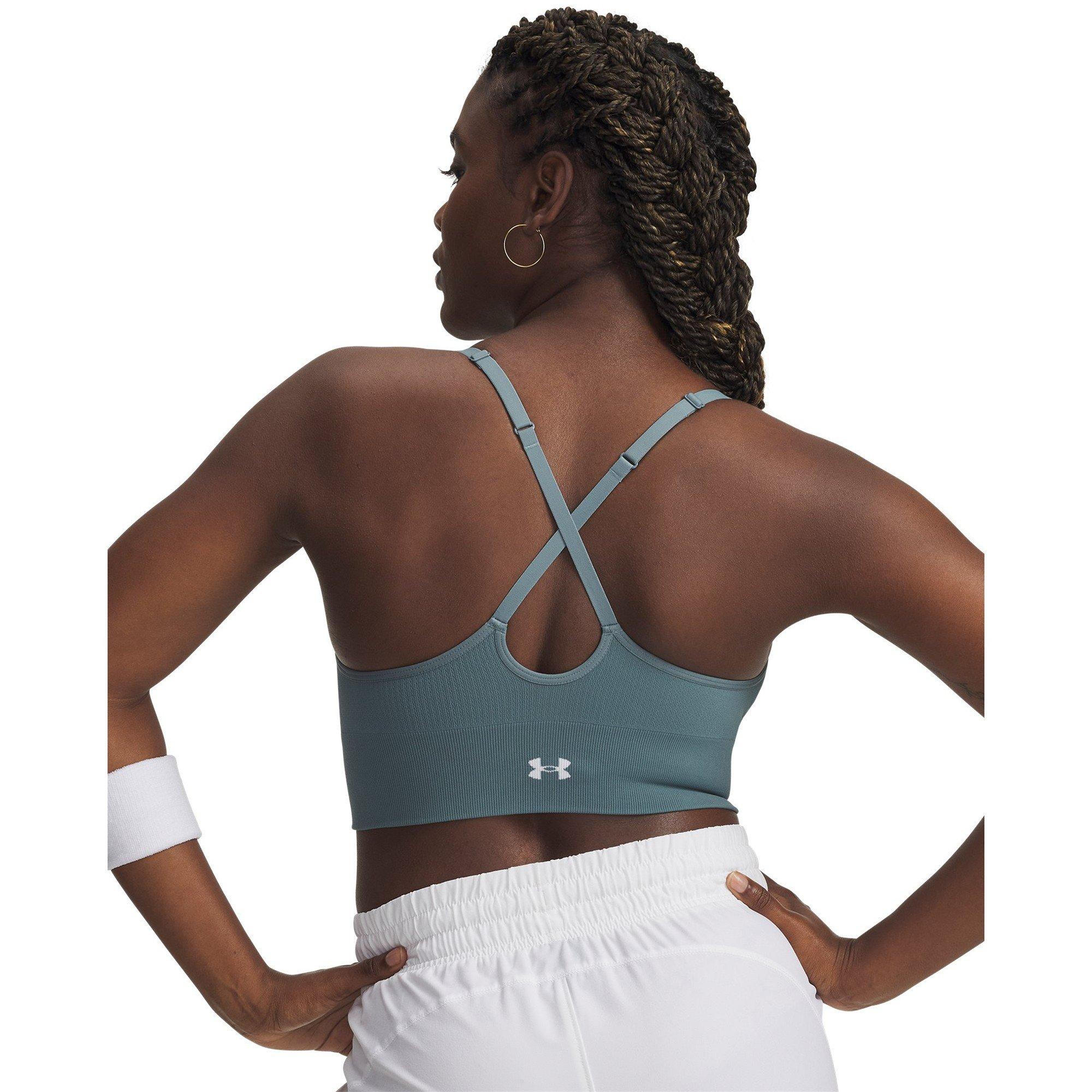 Blue - Under Armour - Women's Vanish Seamless Low Impact Sports Bra - 8