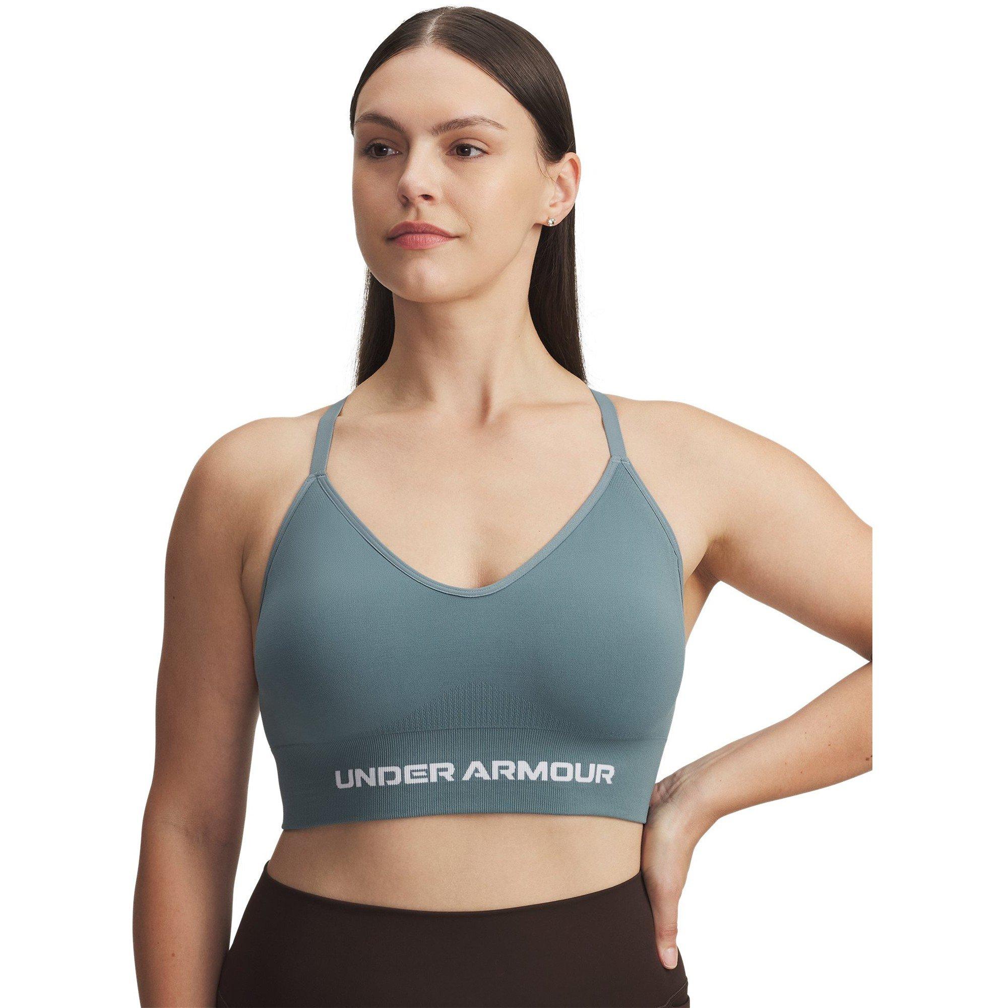 Blue - Under Armour - Women's Vanish Seamless Low Impact Sports Bra - 9
