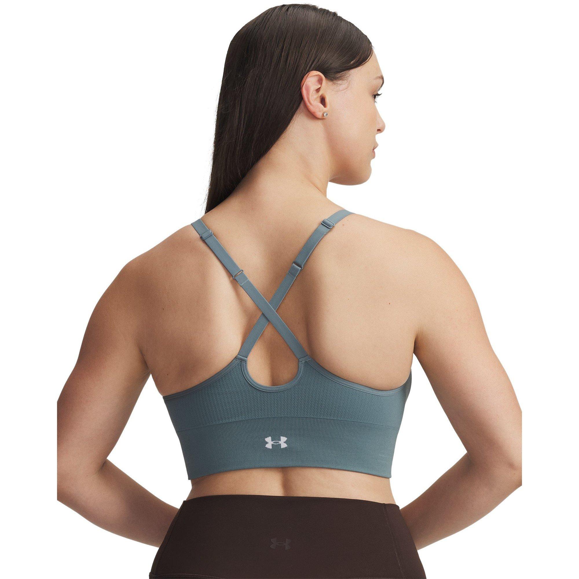 Blue - Under Armour - Women's Vanish Seamless Low Impact Sports Bra - 10