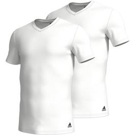 adidas Active Flex 2 Pack Cotton T Shirt Mens