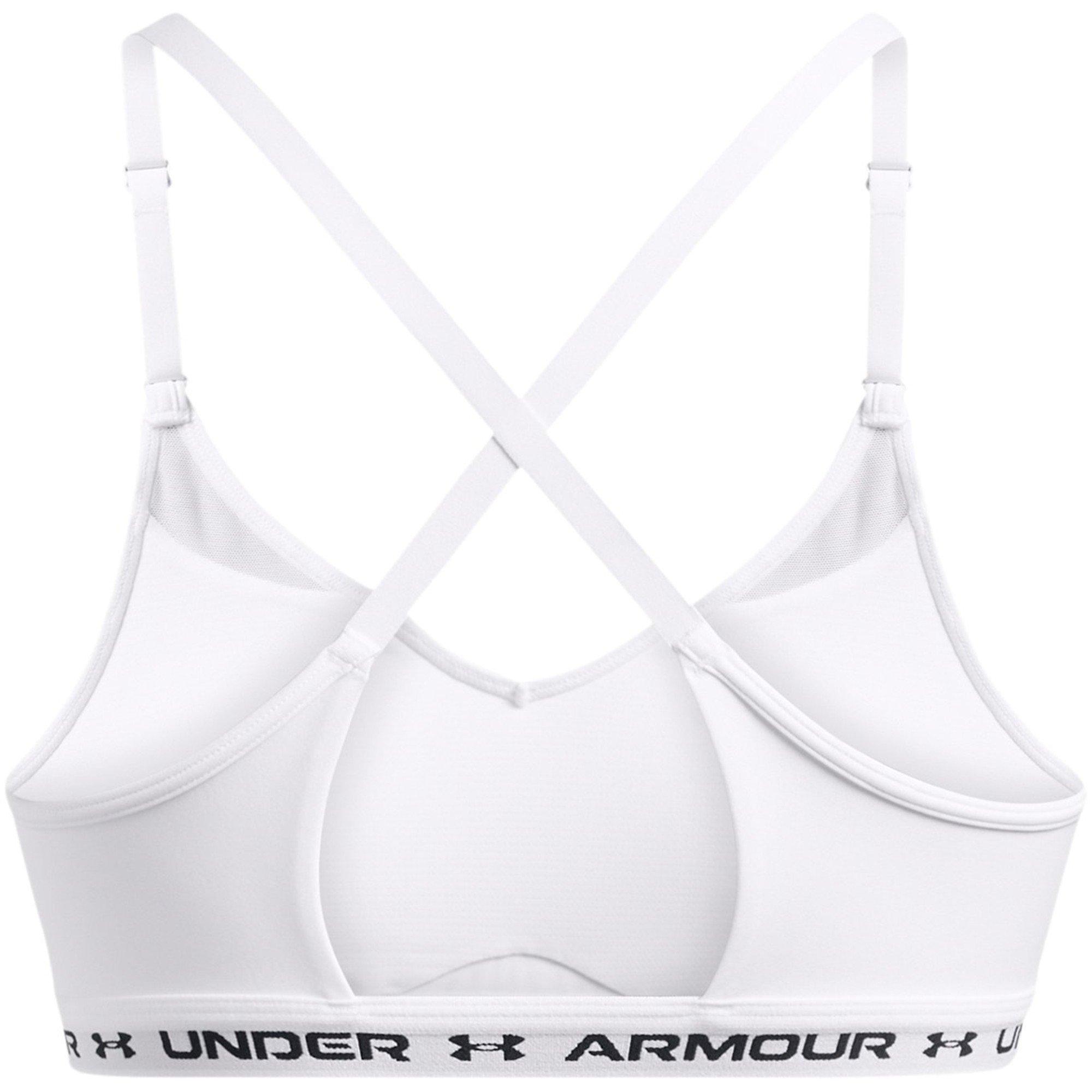 White - Under Armour - UA Crossback Low Bra Ld99 - 2