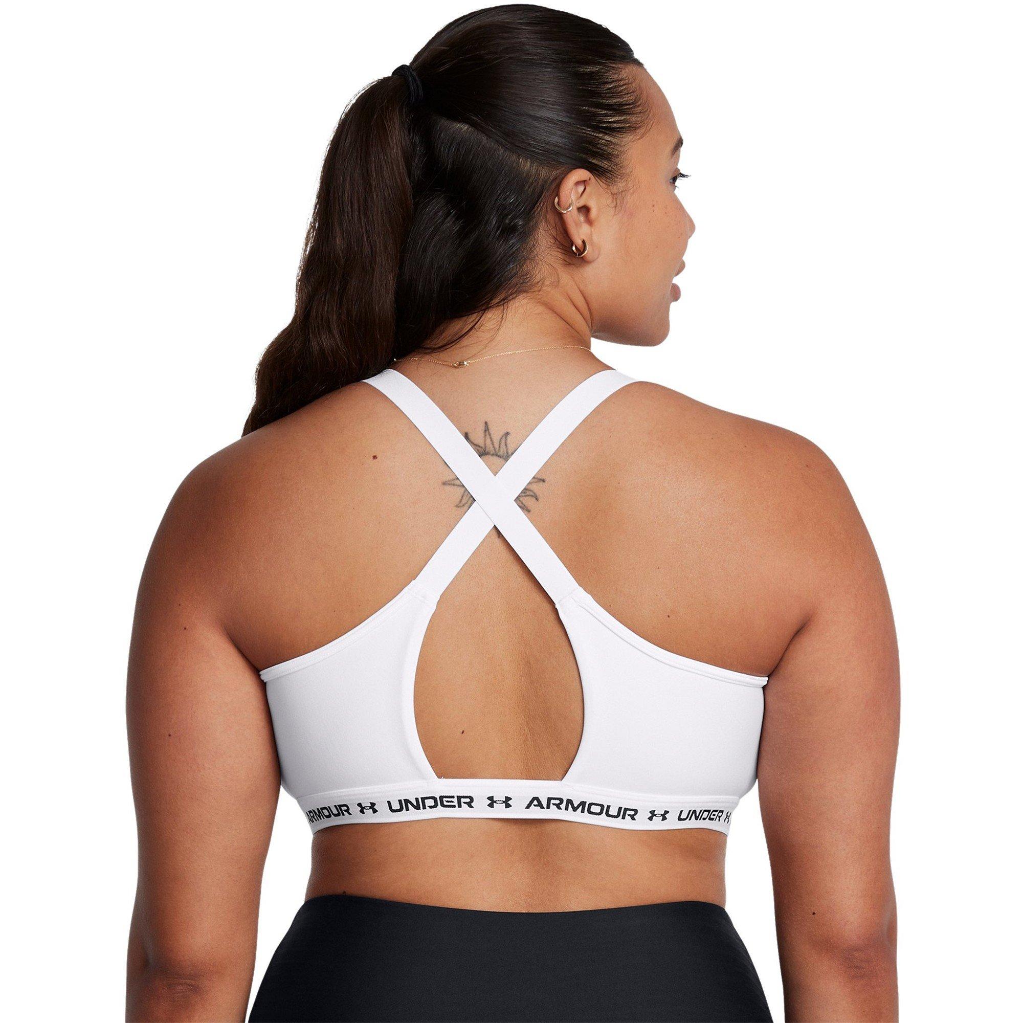 White - Under Armour - UA Crossback Low Bra Ld99 - 12