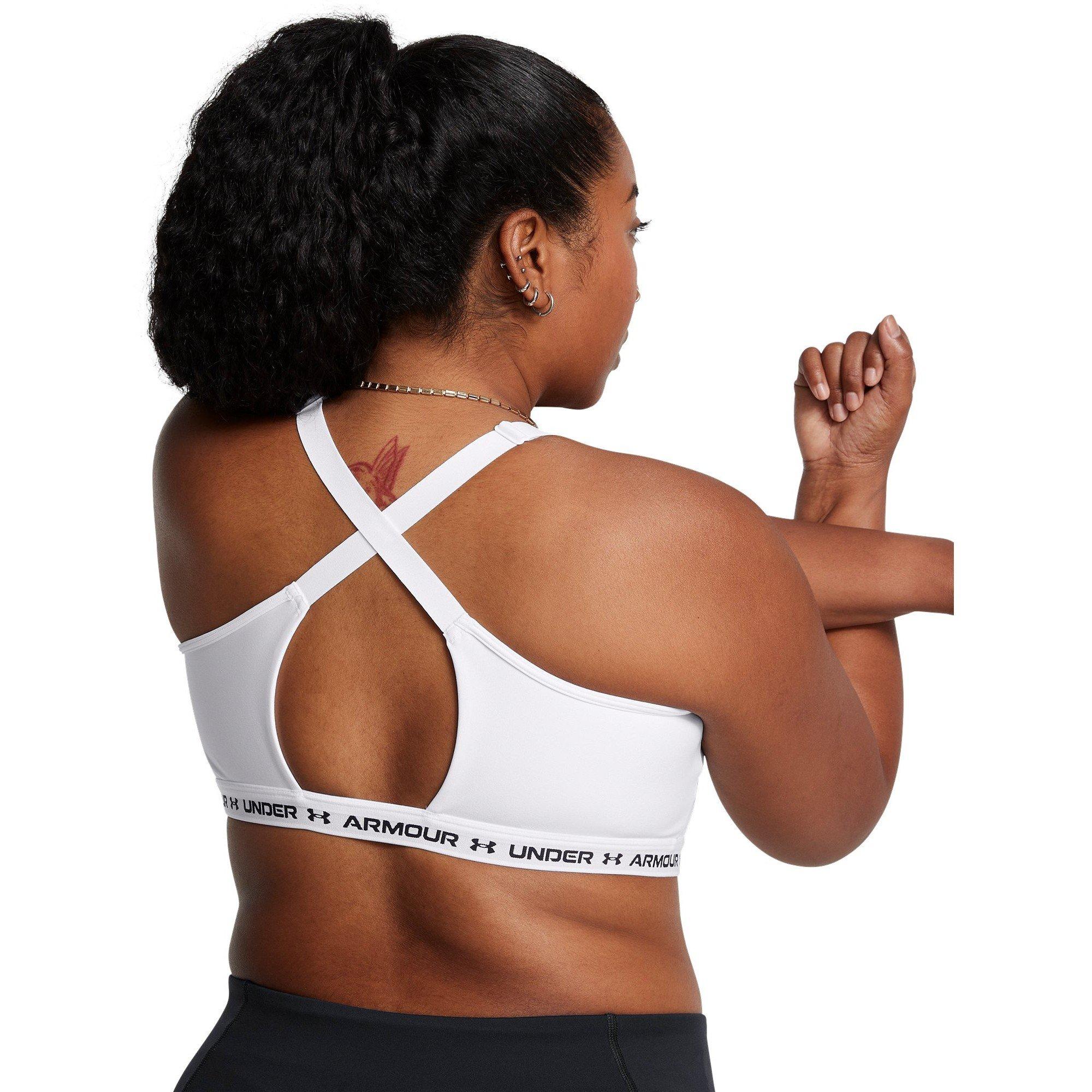 White - Under Armour - UA Crossback Low Bra Ld99 - 14