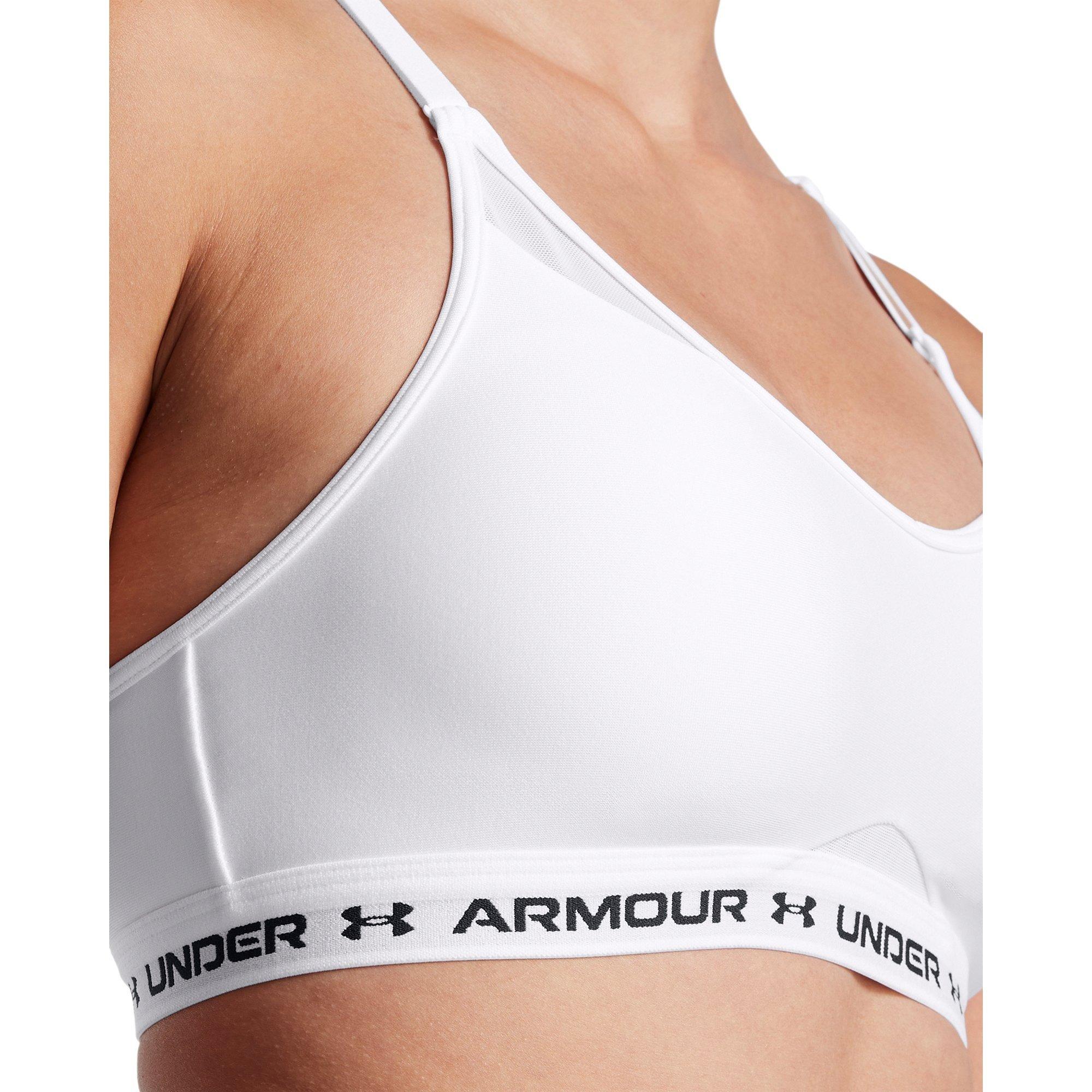 White - Under Armour - UA Crossback Low Bra Ld99 - 15