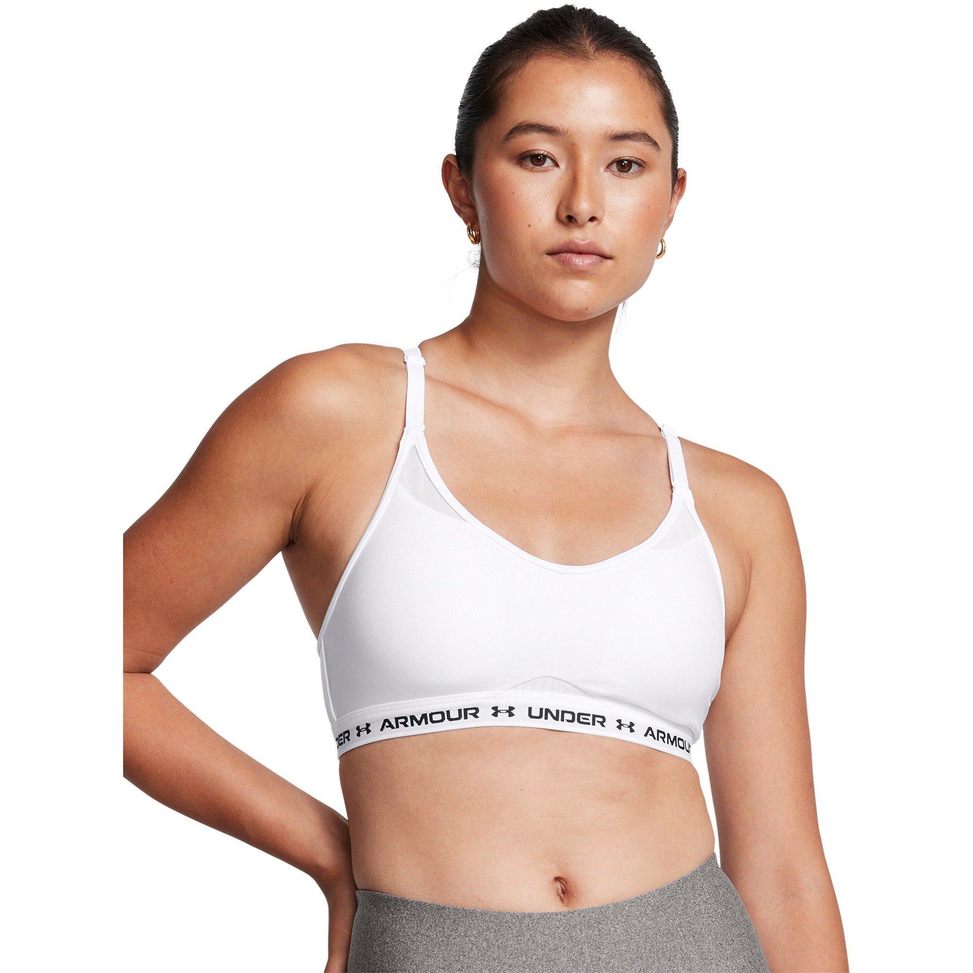White - Under Armour - UA Crossback Low Bra Ld99 - 3